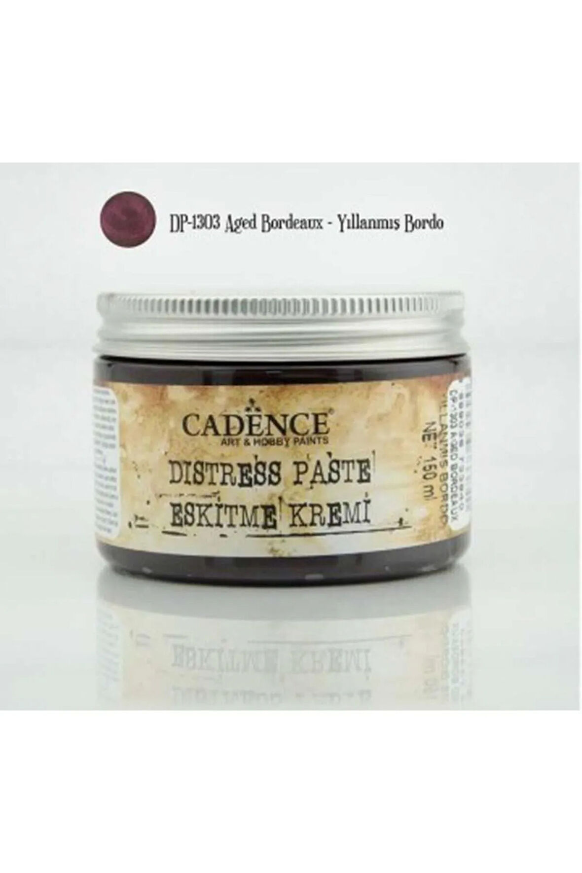 Distress Paste - Eskitme Kremi 150ml Dp 1303 Aget Bordeaux- Yıllanmış Bordo