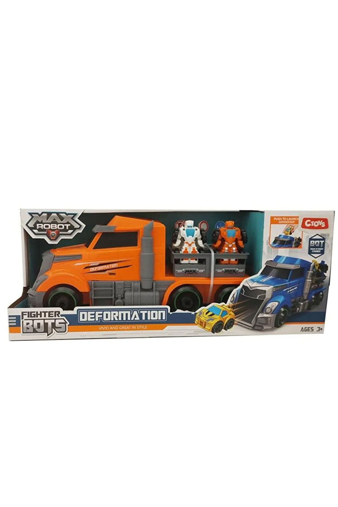 C Toys Taşıyıcı Tır Robota Dönüşen Mini Araçlar L017-7