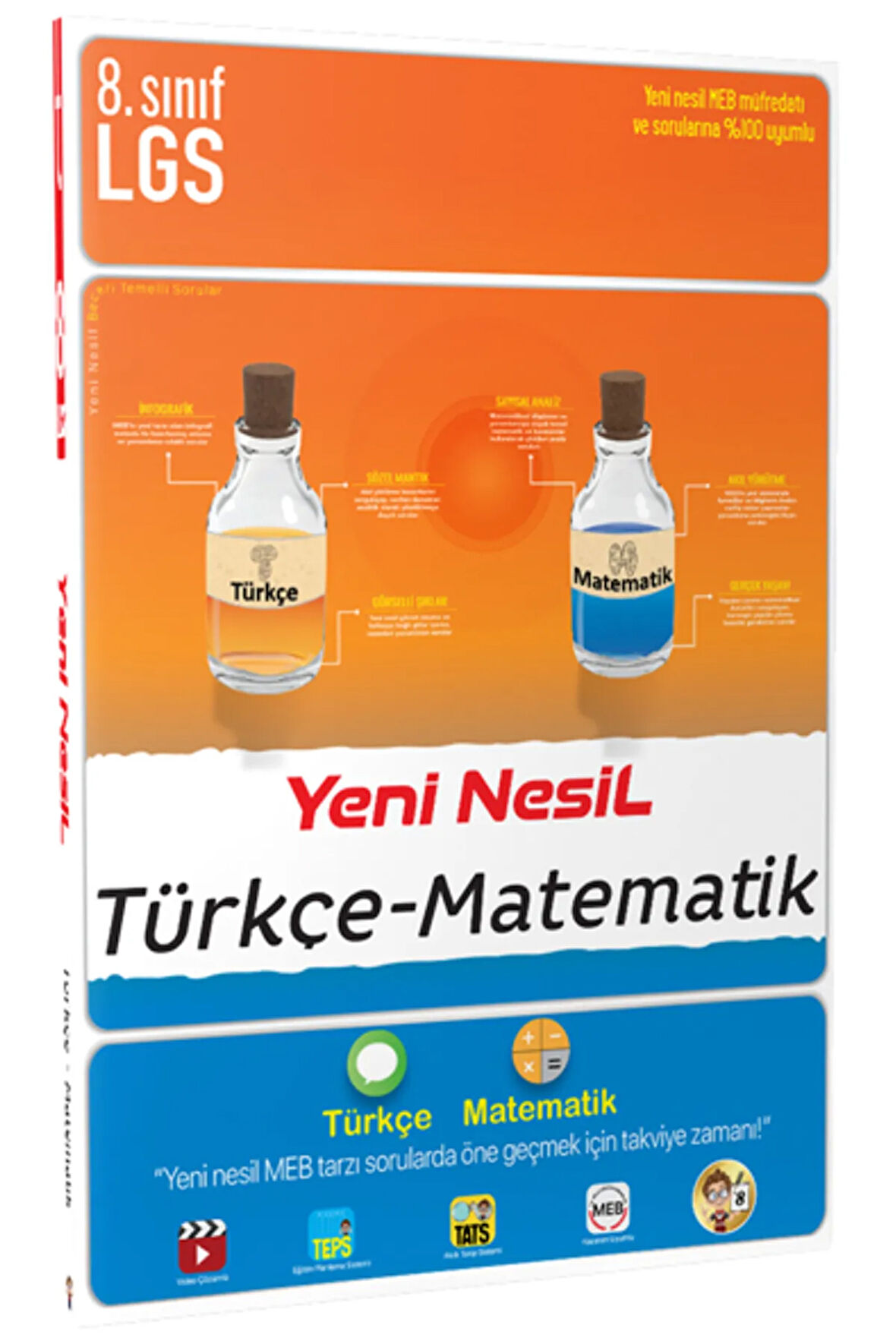 Tonguç 8. Sınıf Lgs Yeni Nesil Türkçe Matematik Soru Bankası Tonguç Akademi