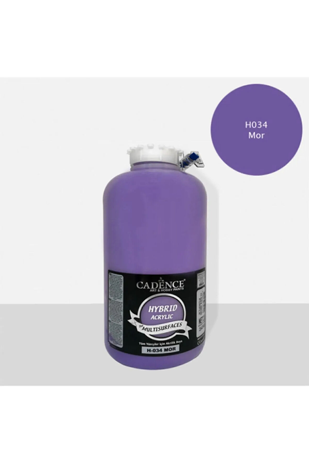 H-034 Mor 2 Litre Multısurface Hybrıd Akr.