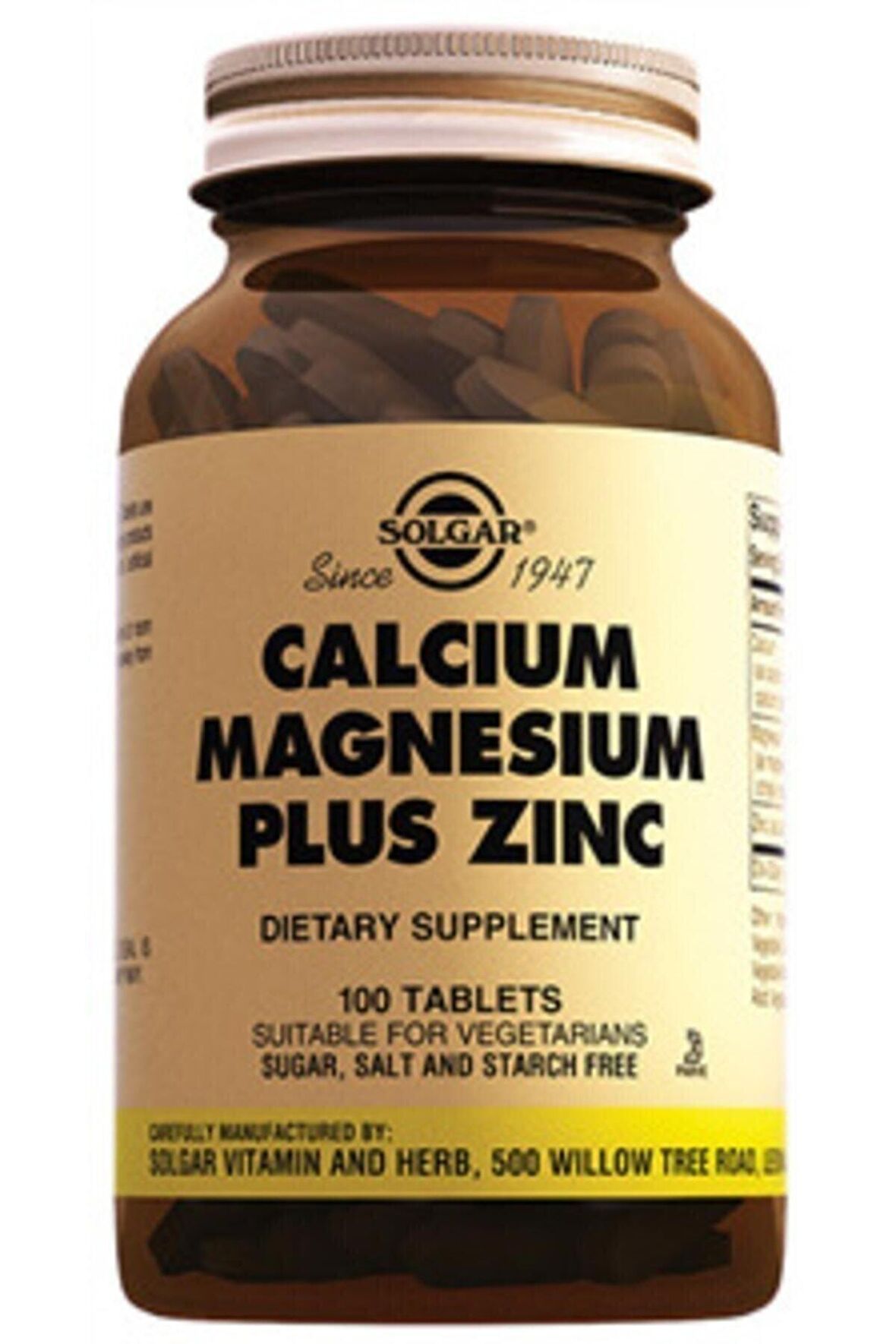 Calcium Magnesium Plus Zinc 100 Tablet