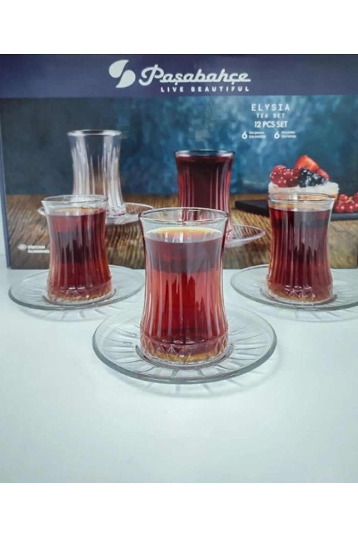 950054 Elysia 12 Parça 6 Kişilik Çay Seti
