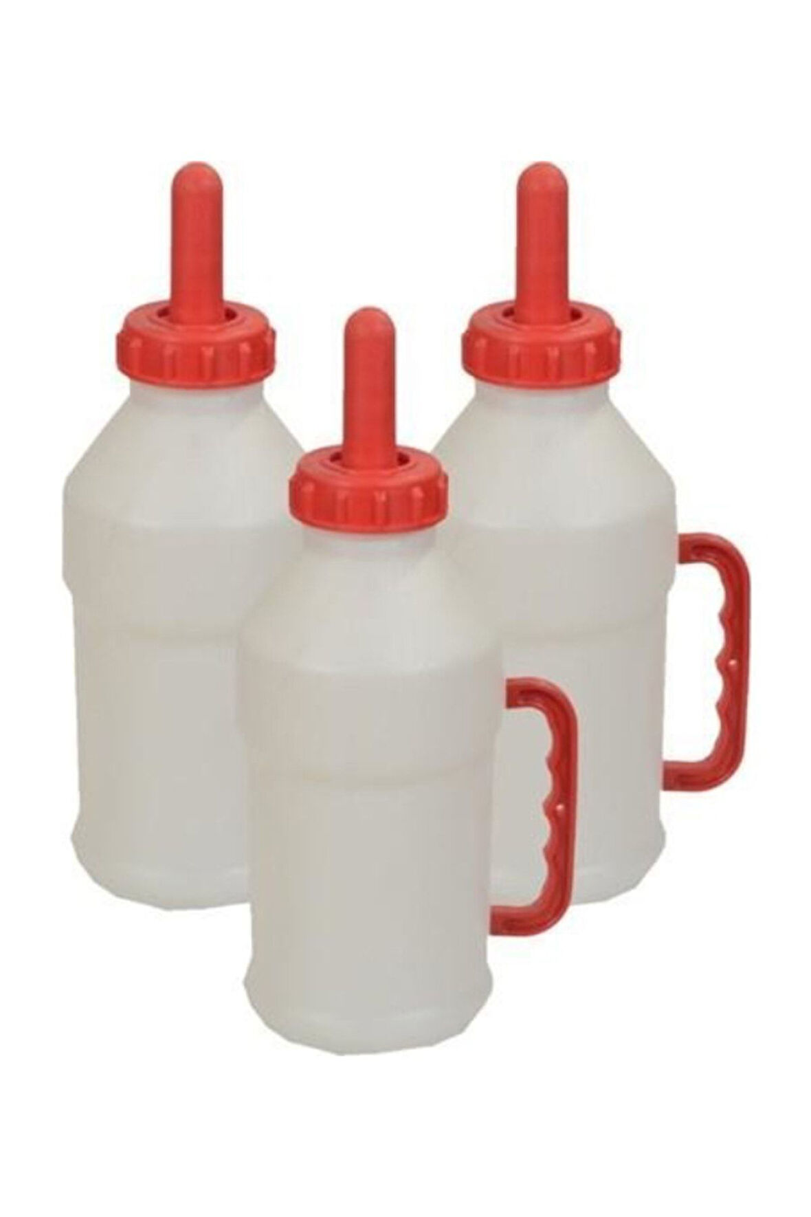 3 Adet Buzağı Dana Emzirme Biberonu 2,5 Lt