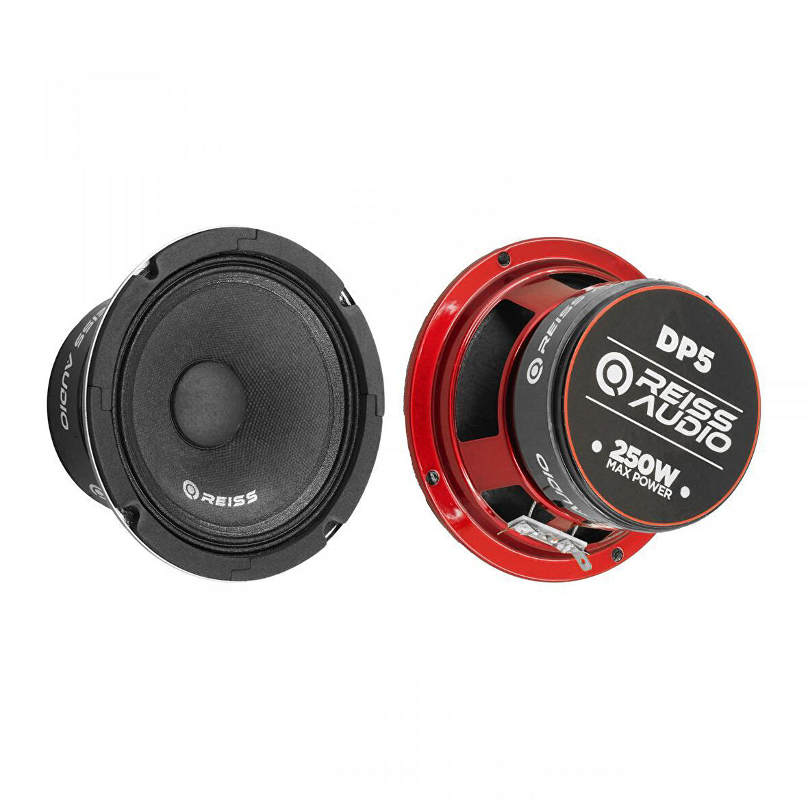 Reiss Audio Rs-dp5 13 Cm Çifti 500wat 150wrms Metal Kapaklı Orijinal Profesyonel Seri Midrange Hoparlör