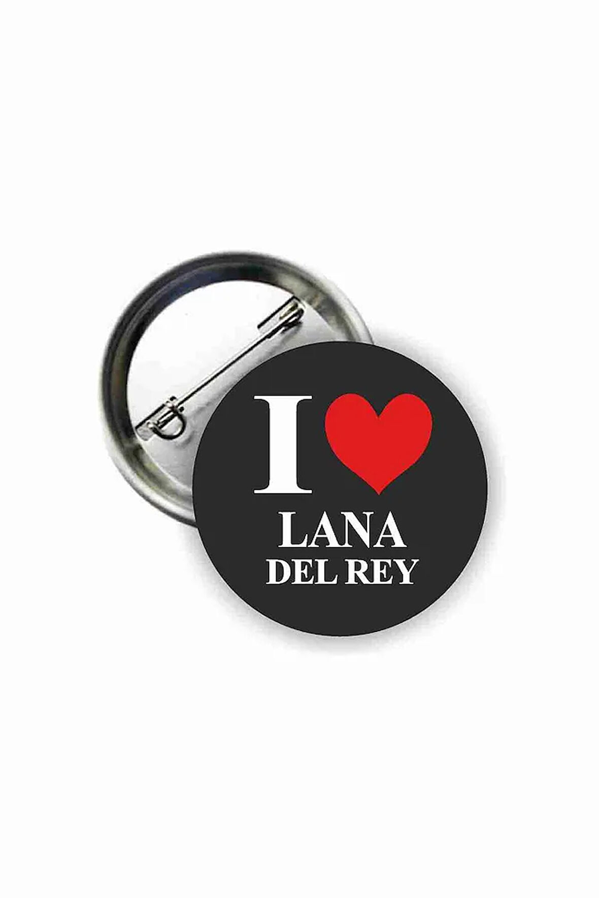 I Love Lana Del Rey Buton Rozet