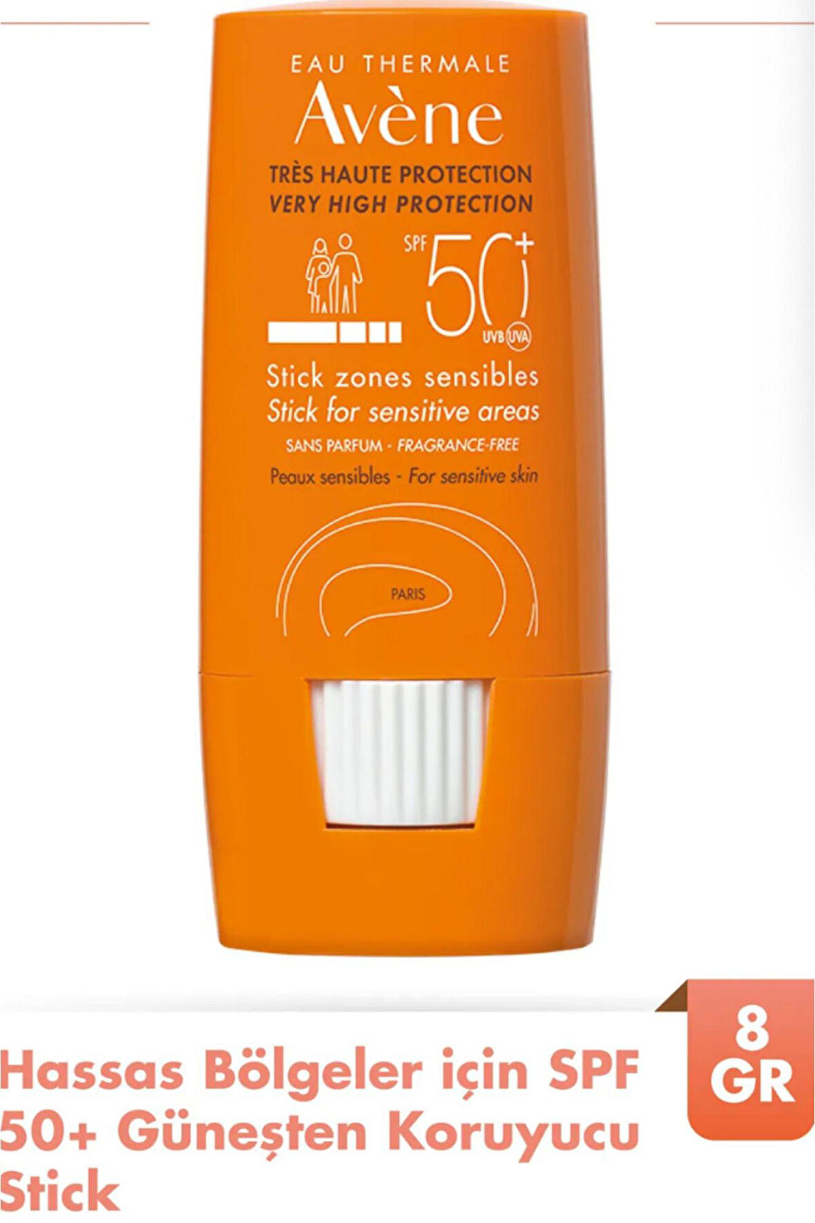 Avene Hassas Bölgeler İçin Stick Güneş Kremi Spf50 8G