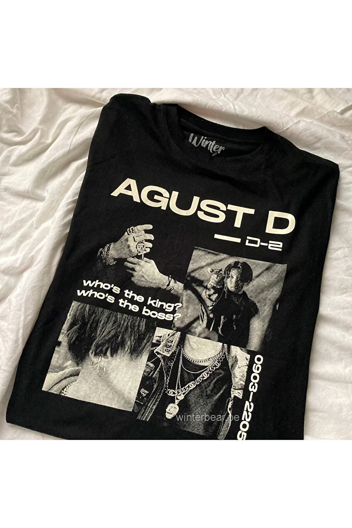 Marecash Favoriconsept - Bts - Suga Agust D Who's The King Boss Unisex Tişört