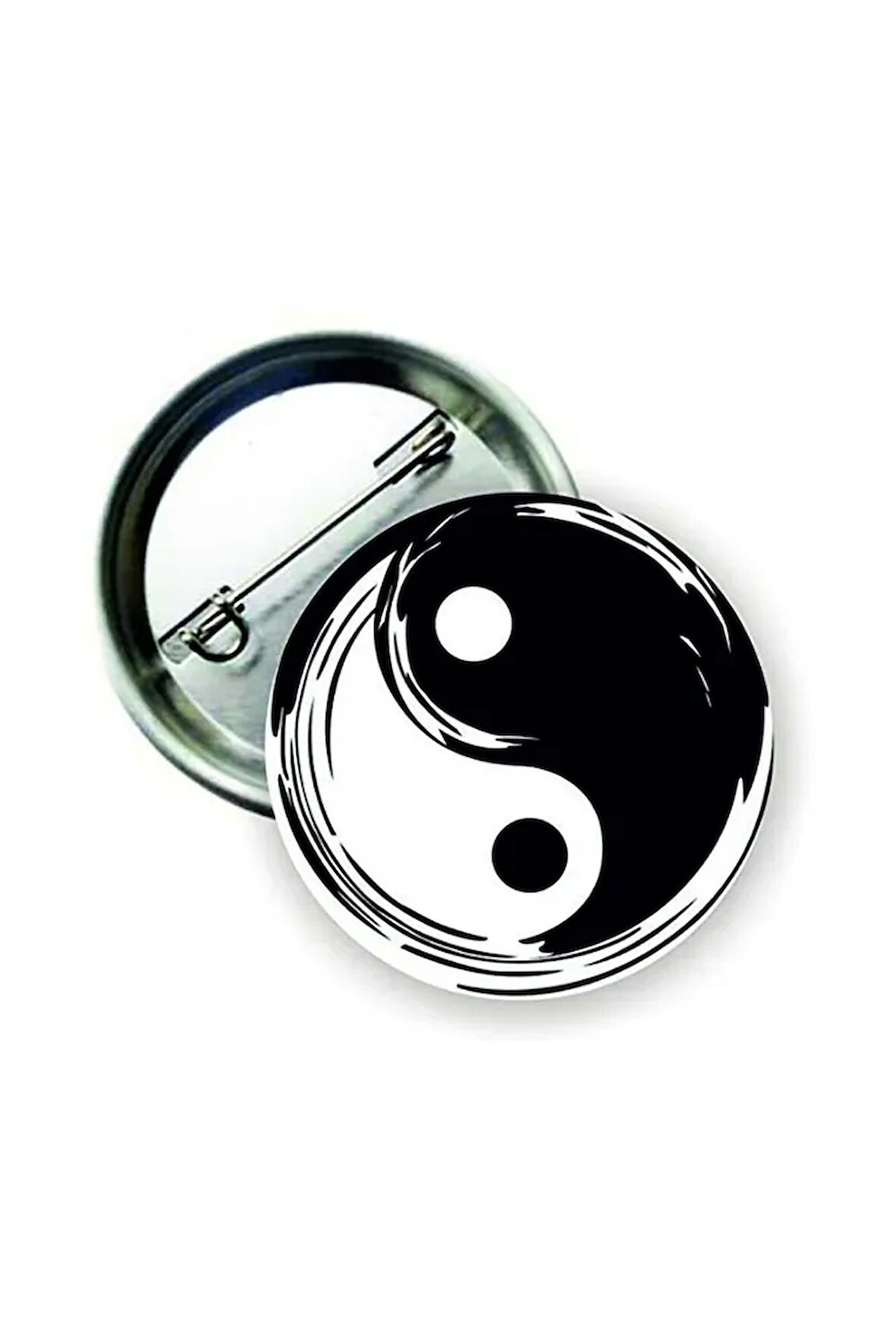 Yin Yang Buton Rozet