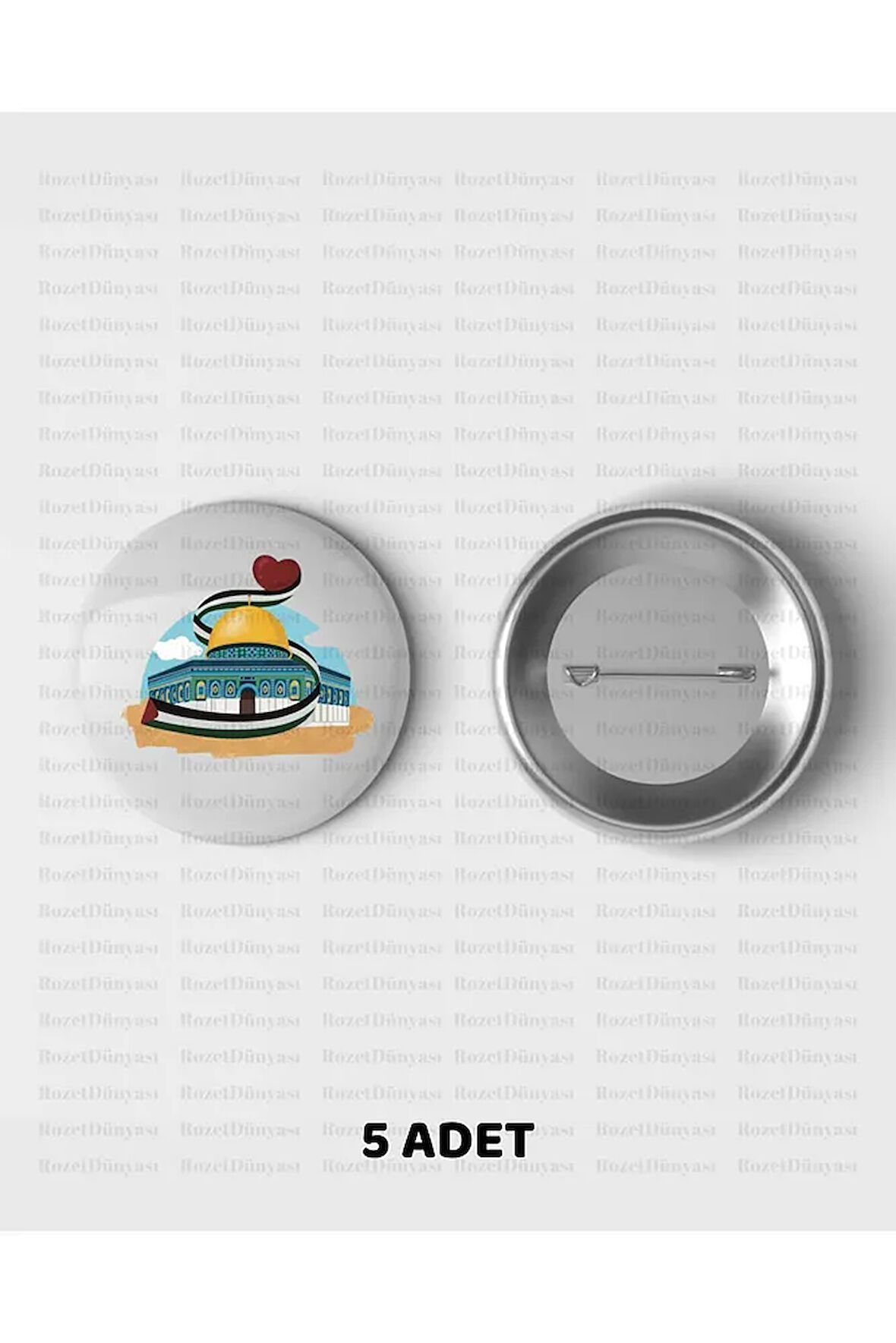 Rozetdünyası Filistin Temalı Rozet Model 17