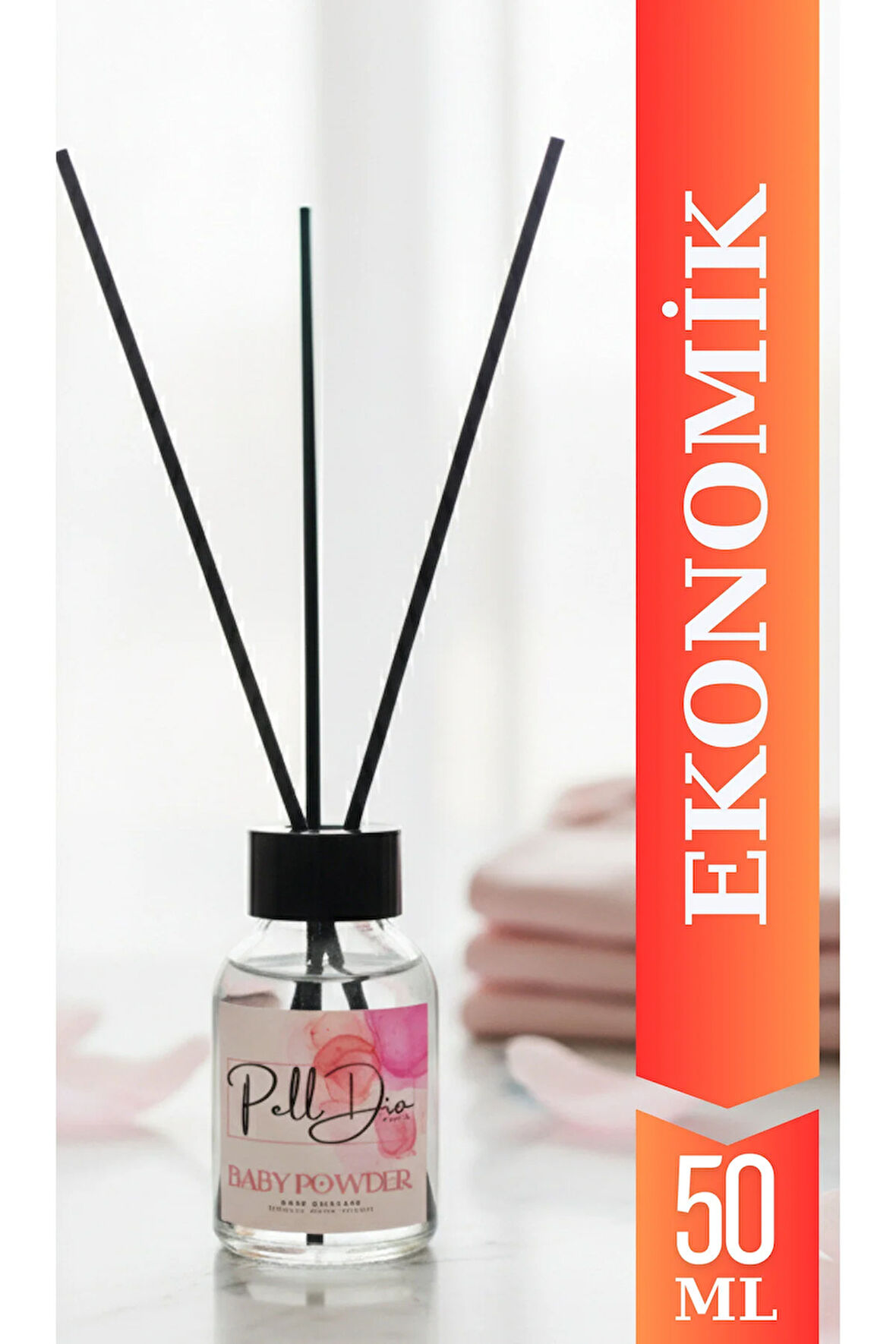 Bebek Pudrası Eko Çubuklu Oda Kokusu - Kokulu Çubuk 50ml