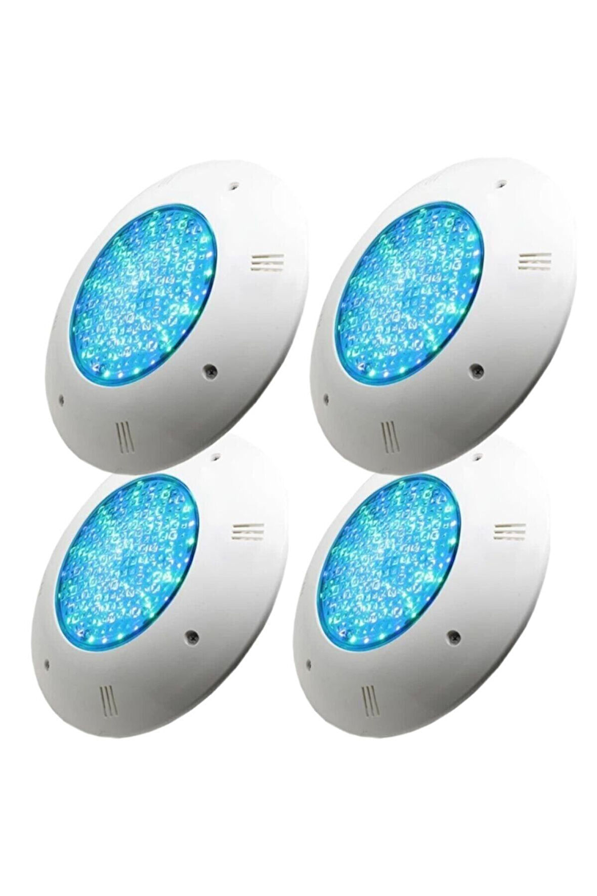 4 Adet 30 Watt Smd Led Turkuaz Sıva Üstü Havuz Lambası 12 Volt