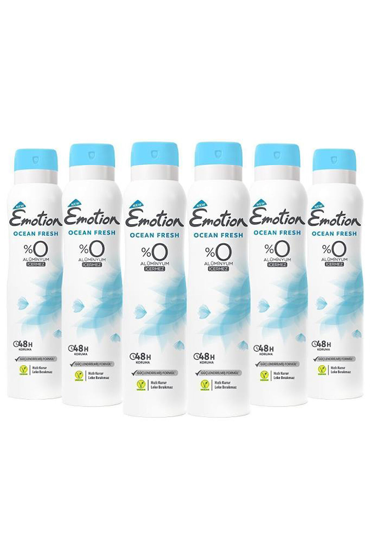 Emotion Ocean Fresh Kadın Deodorant 6x150ml