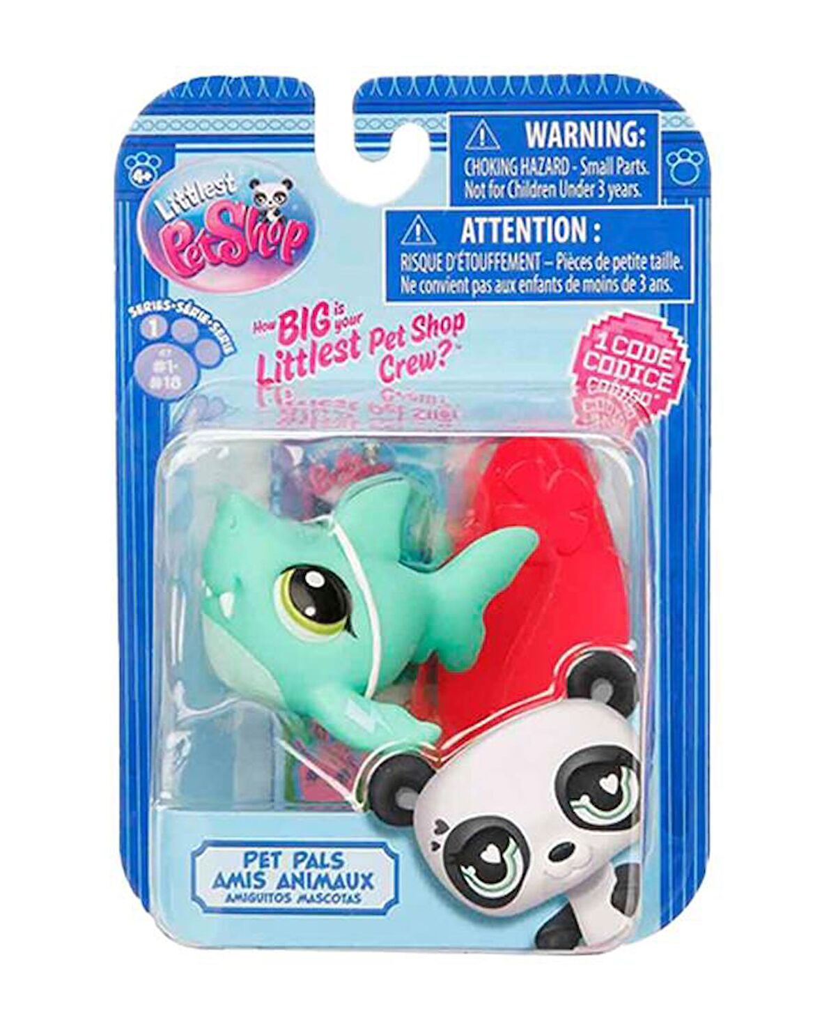 Littlest Pet Shop Minişler Tekli Paket S1 Köpekbalığı 14