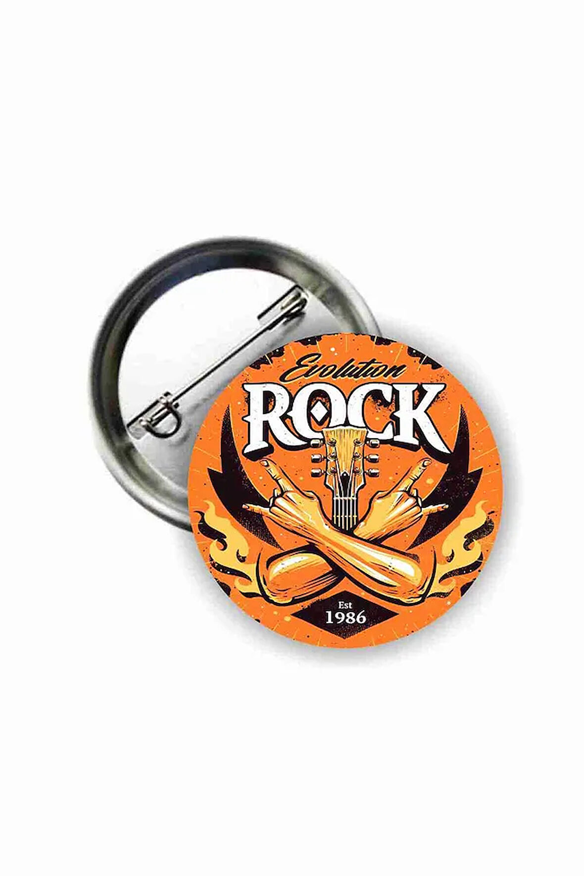 Rock Vintage Buton Rozet
