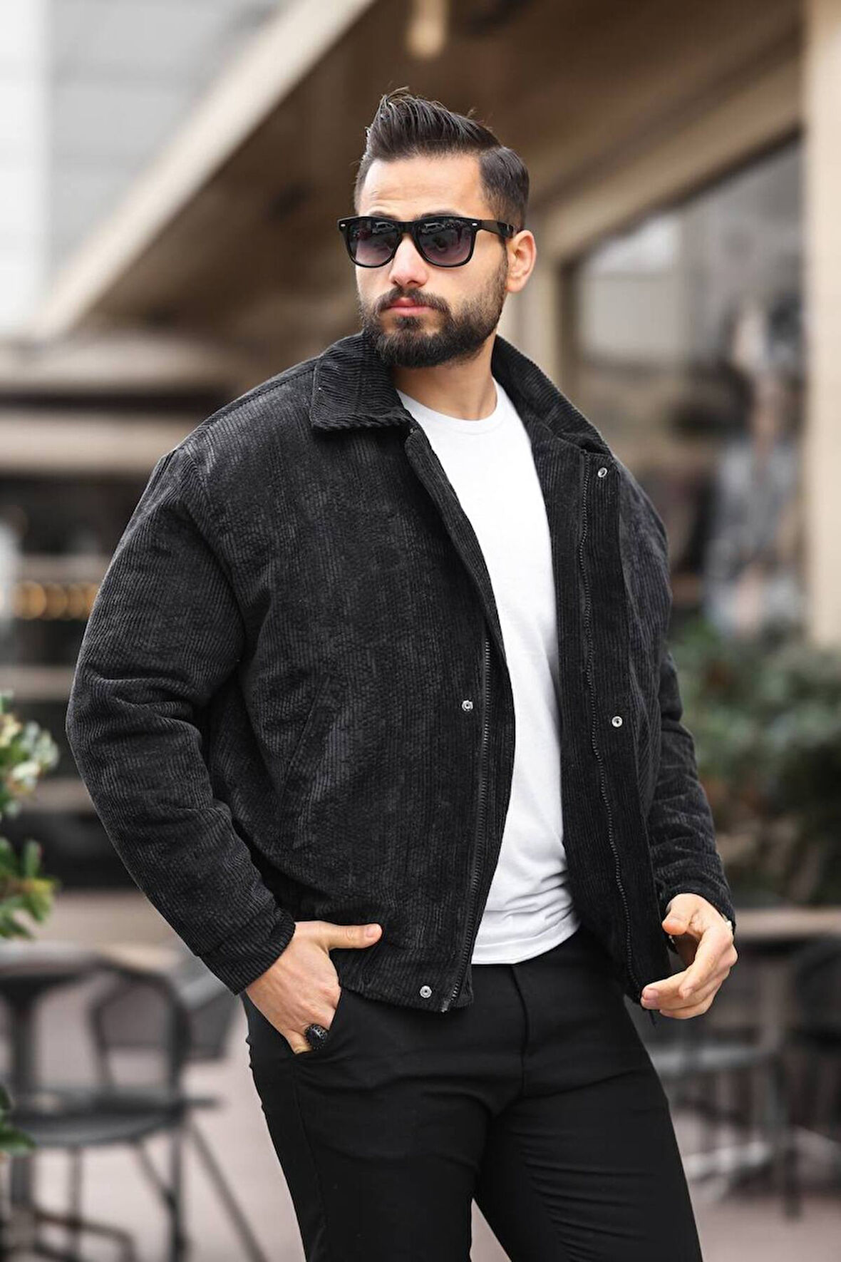 Old Money Culture Oversize Baharlık Kadife Ceket