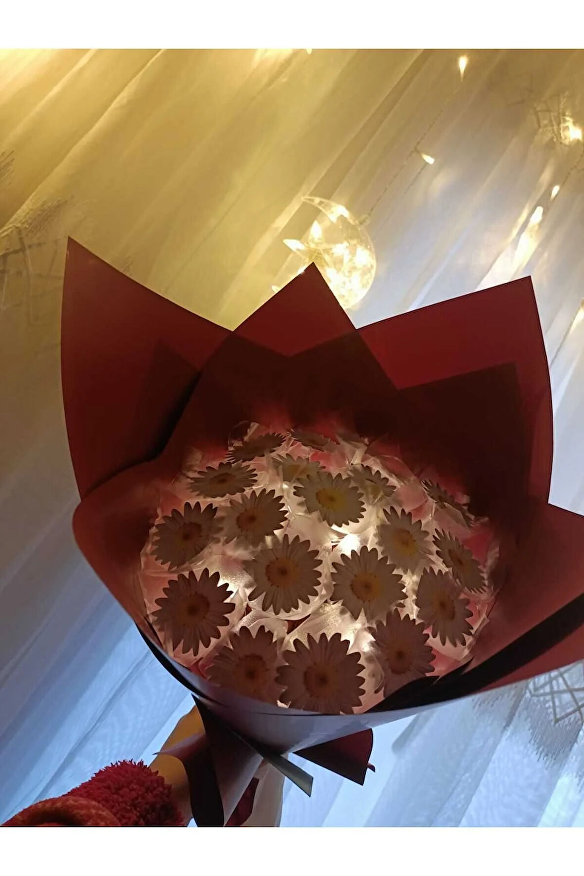 LEDLİ PAPATYA BUKETİ