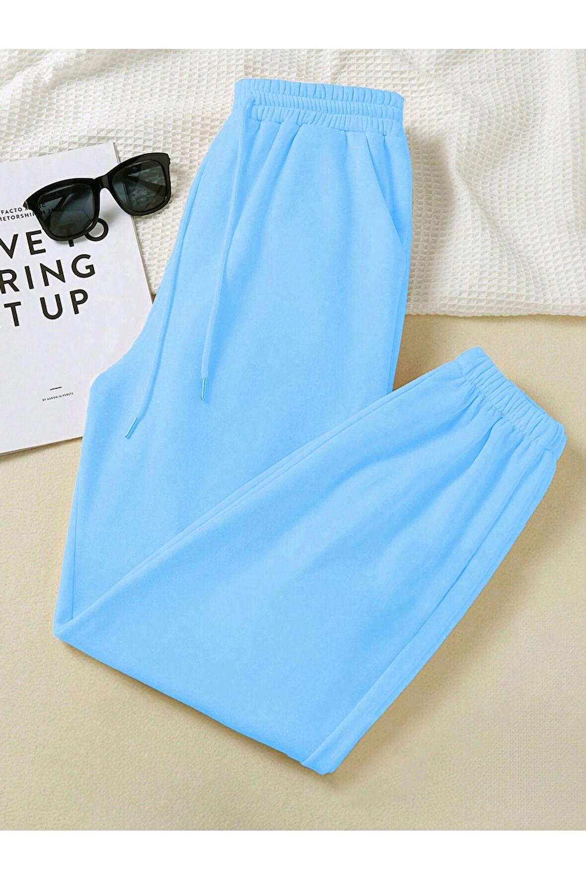 Unisex Şardonlu 3 İplik Kışlık Eşofman Altı