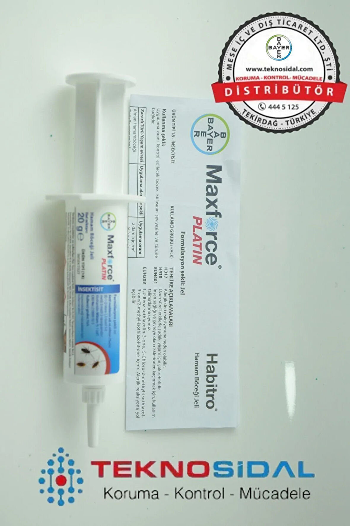 Maxforce Platin Hamamböceği Jeli Kalorifer Böceği Jeli Kokusuz 20gr