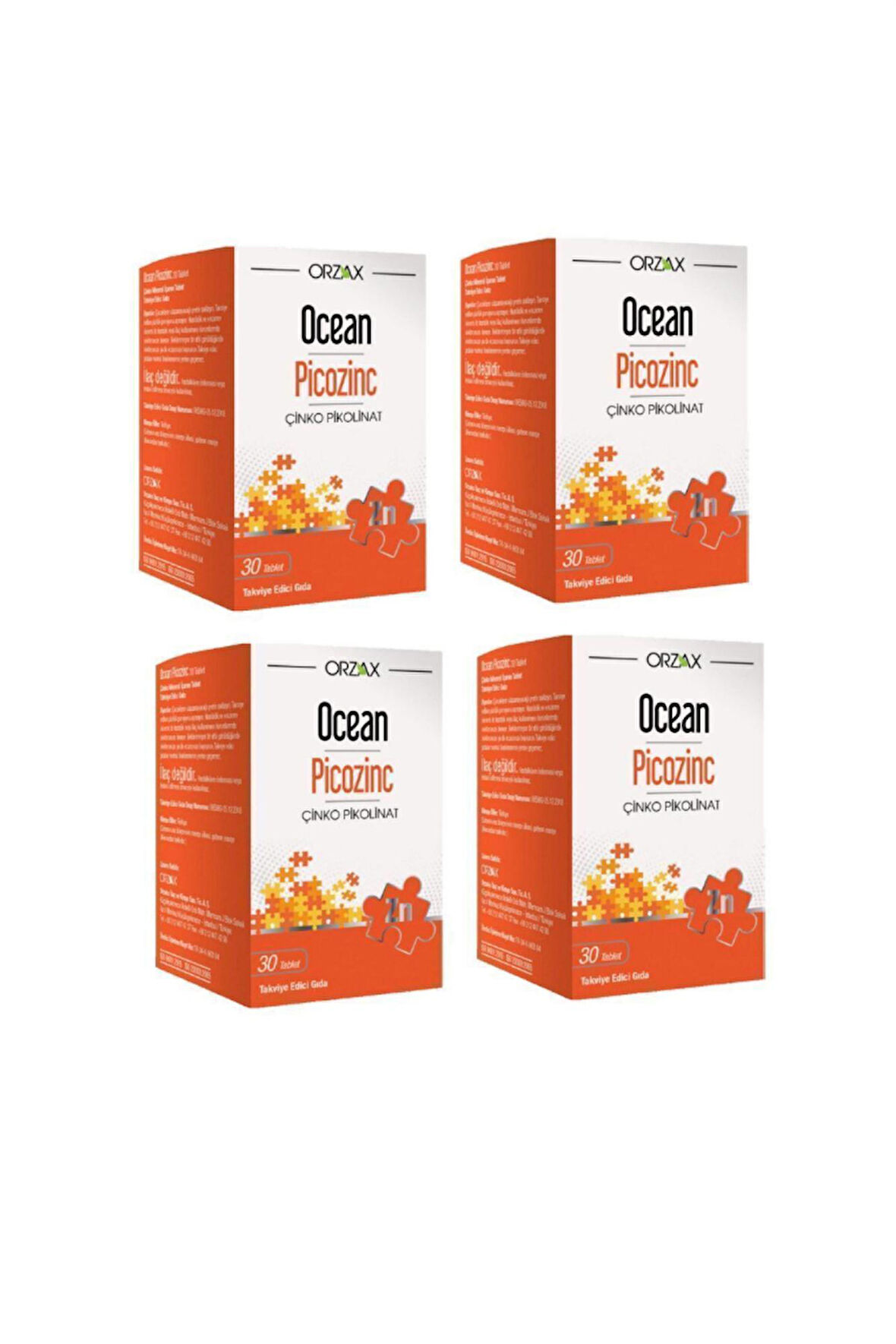 Ocean Picozinc 30 Tablet 4 Adet