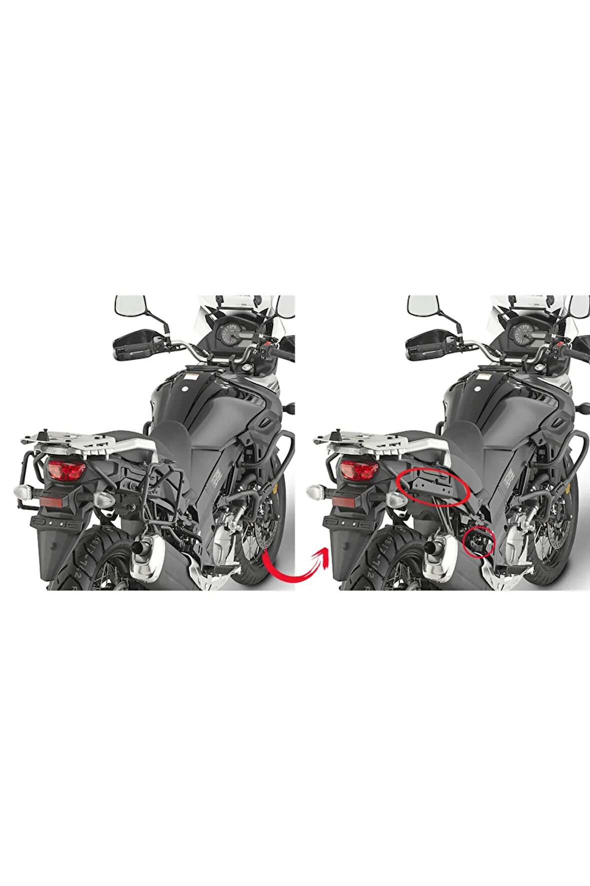 Plr3112 Suzukı Dl 650 V-strom (17-22) Yan Çanta Taşıyıcı