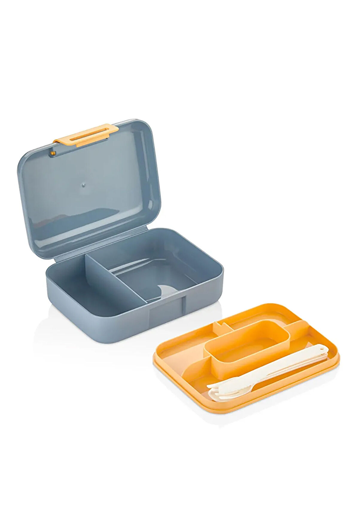 2 Katlı Yemek Taşıma Kabı Lila-krem Bl50251
