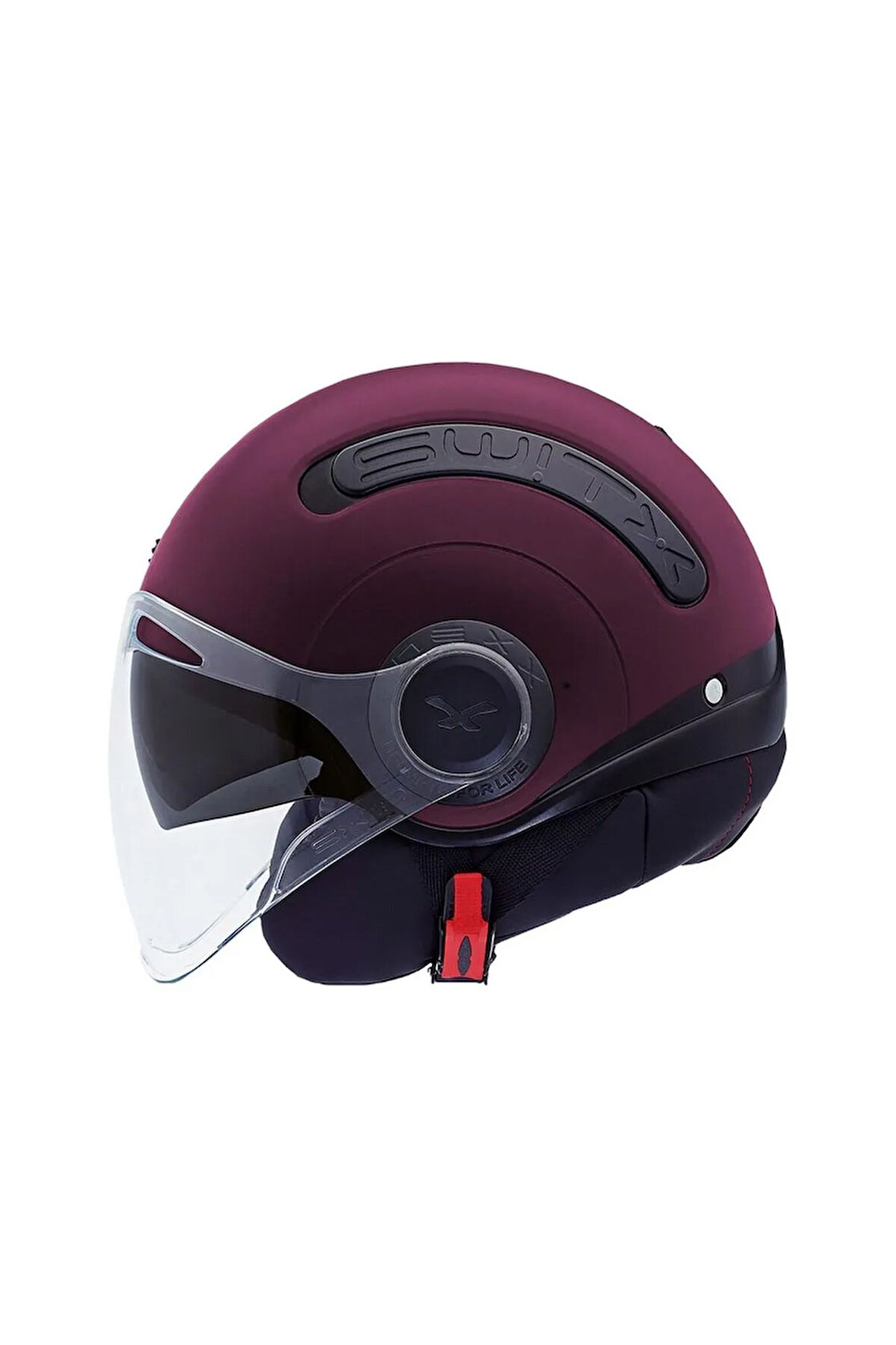 Sx.10 Yarım Kask Mat Mor