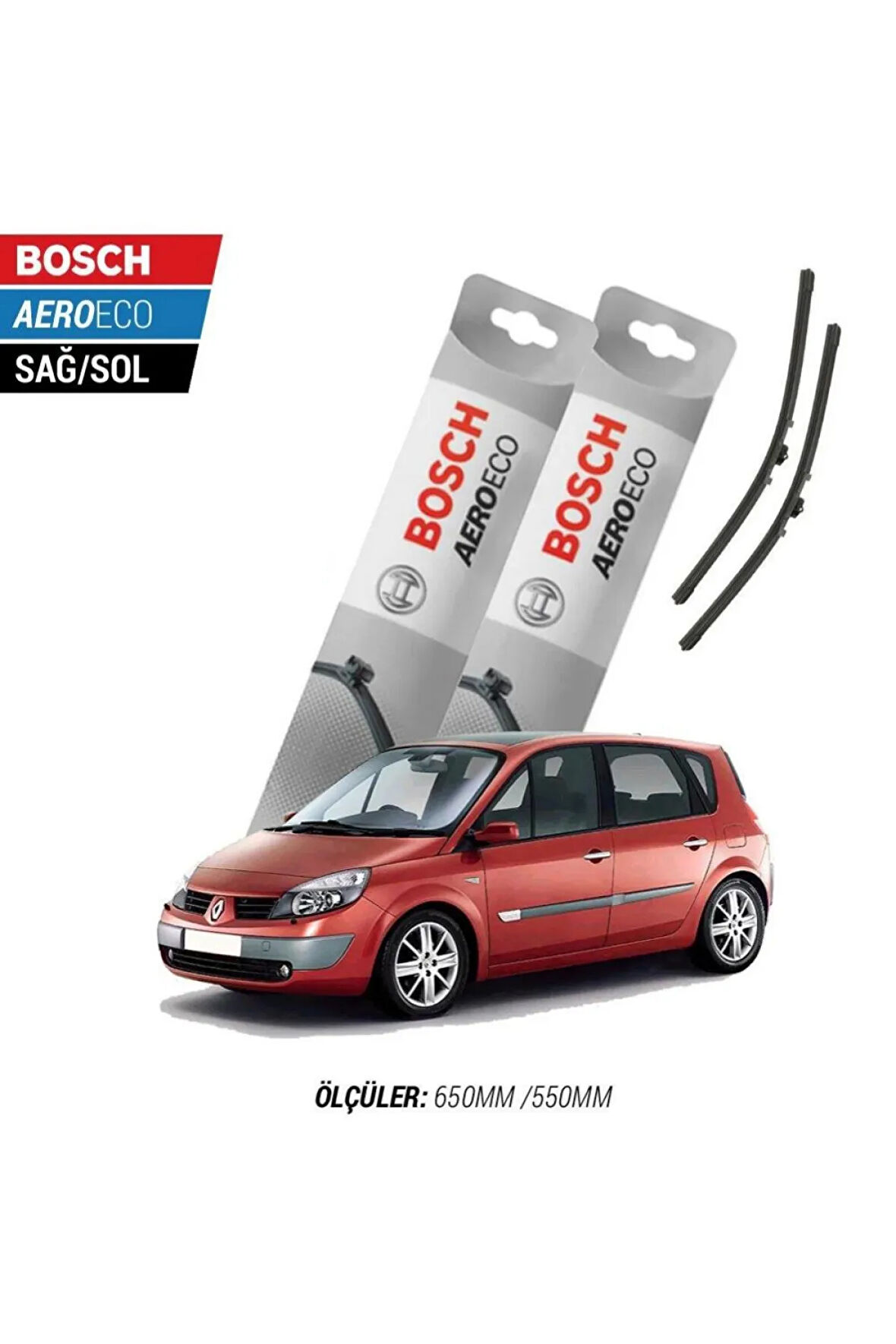 Renault Scenic 2006 Model Bosch Aeroeco Muz Silecek Takımı