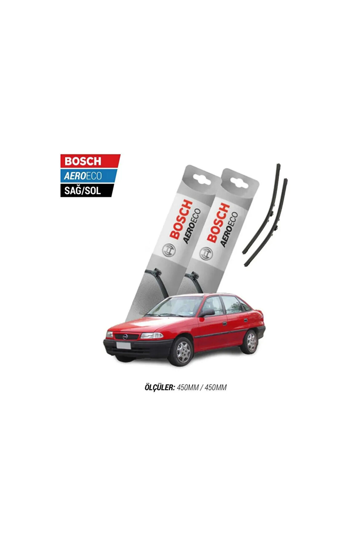 Opel Astra F 1994 Model Bosch Aeroeco Muz Silecek Takımı