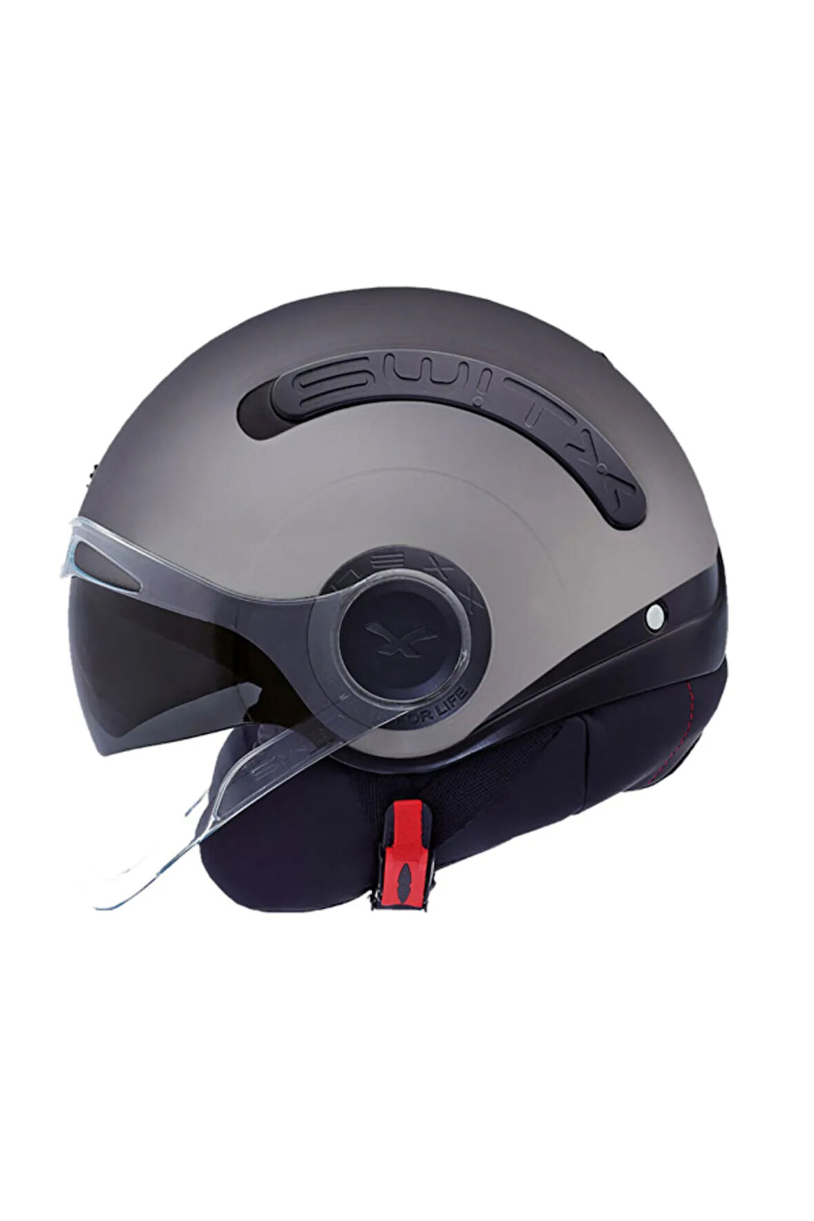 Sx.10 Açık Motosiklet Kaskı Mat Titanyum