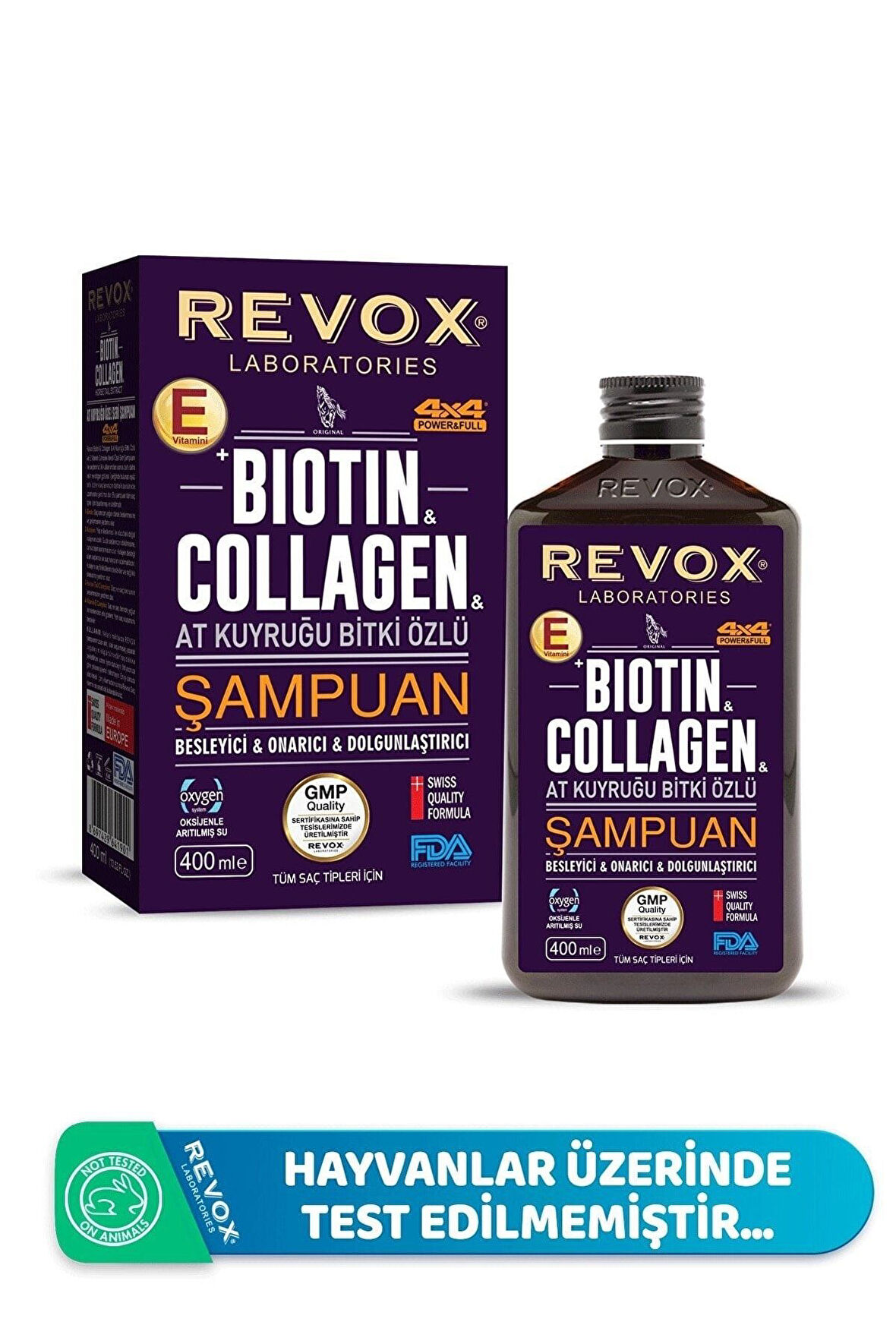 Biotin & Collagen + E Vitamini Ilaveli Saç Bakım Şampuanı / 400 Ml