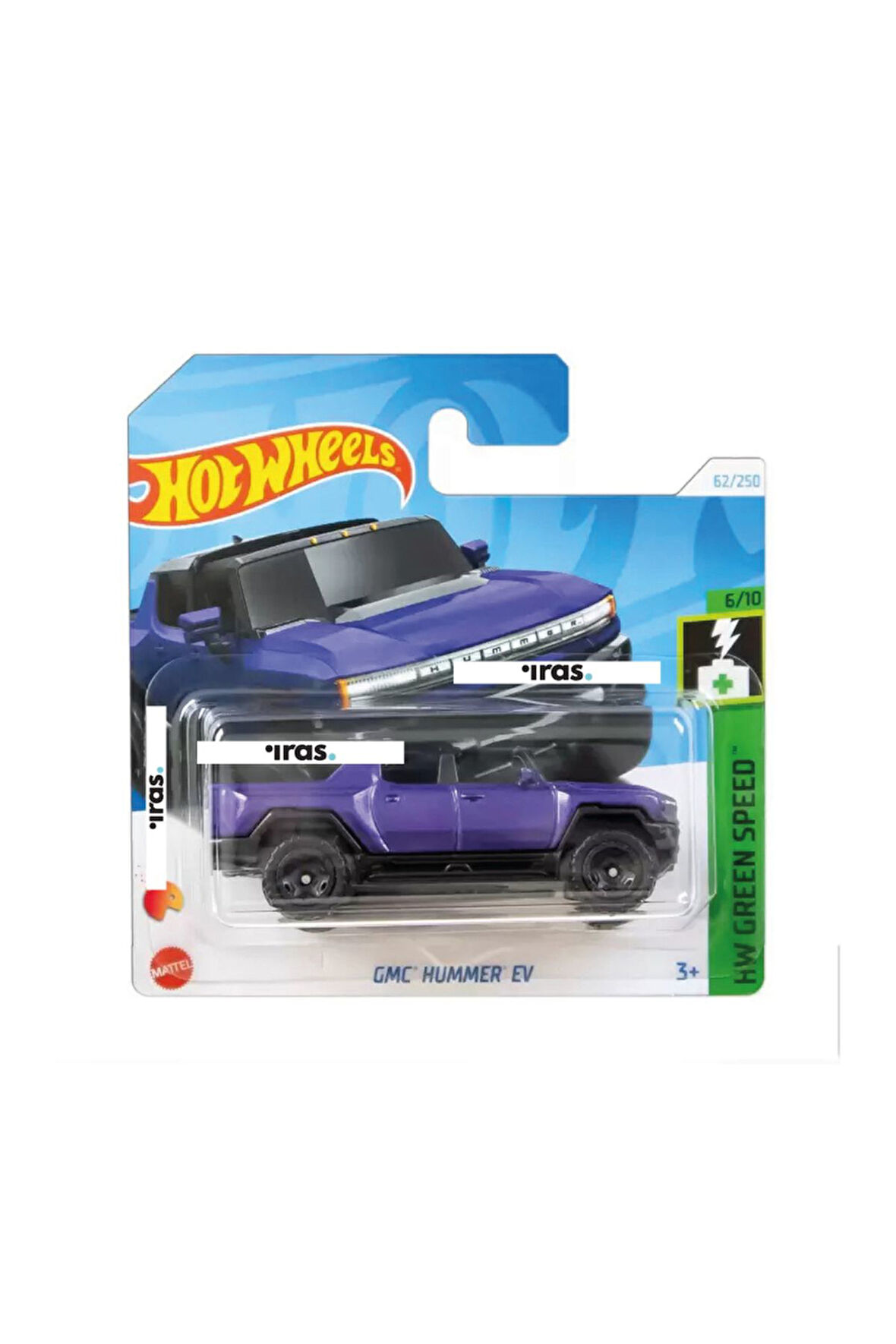 1/64 Ölçek Tekli Regular Arabalar HTD16 Hw Green Speed /GMC Hummer EV