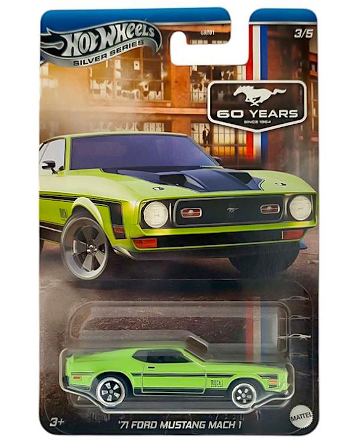 Hot Wheels Silver Serisi 71 Ford Mustang MACH 1 JBY52