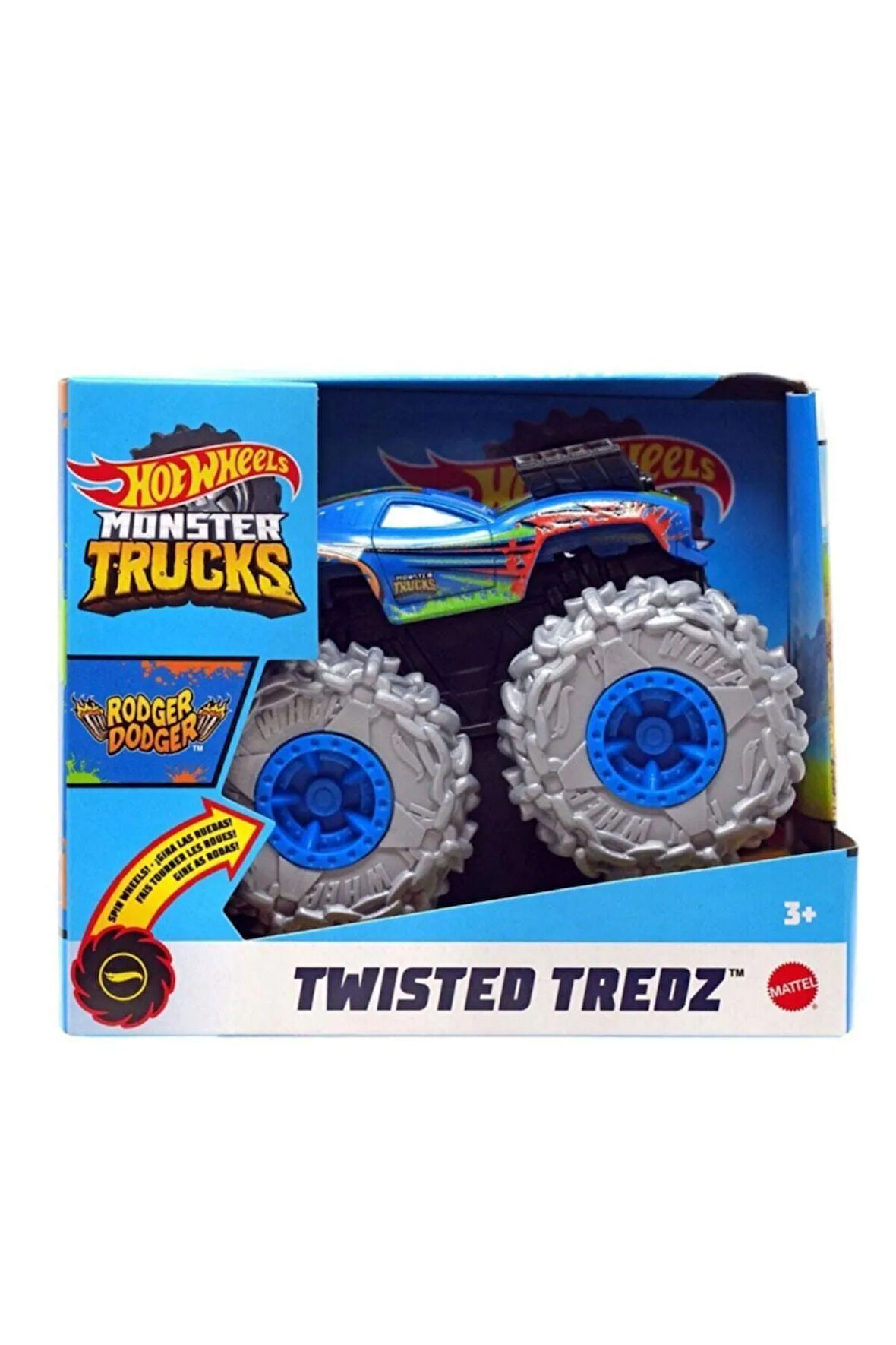 Monster Trucks 1:43 Çek Bırak Rodger Dodger Gvk37-gvk40 Lisanslı Ürün