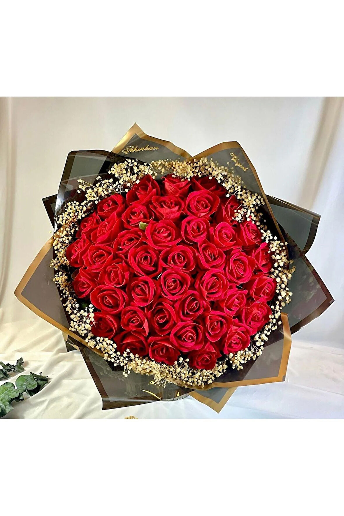 EL BUKETİ İSTEME ÇİÇEĞİ KIRMIZI GÜL 41 Lİ