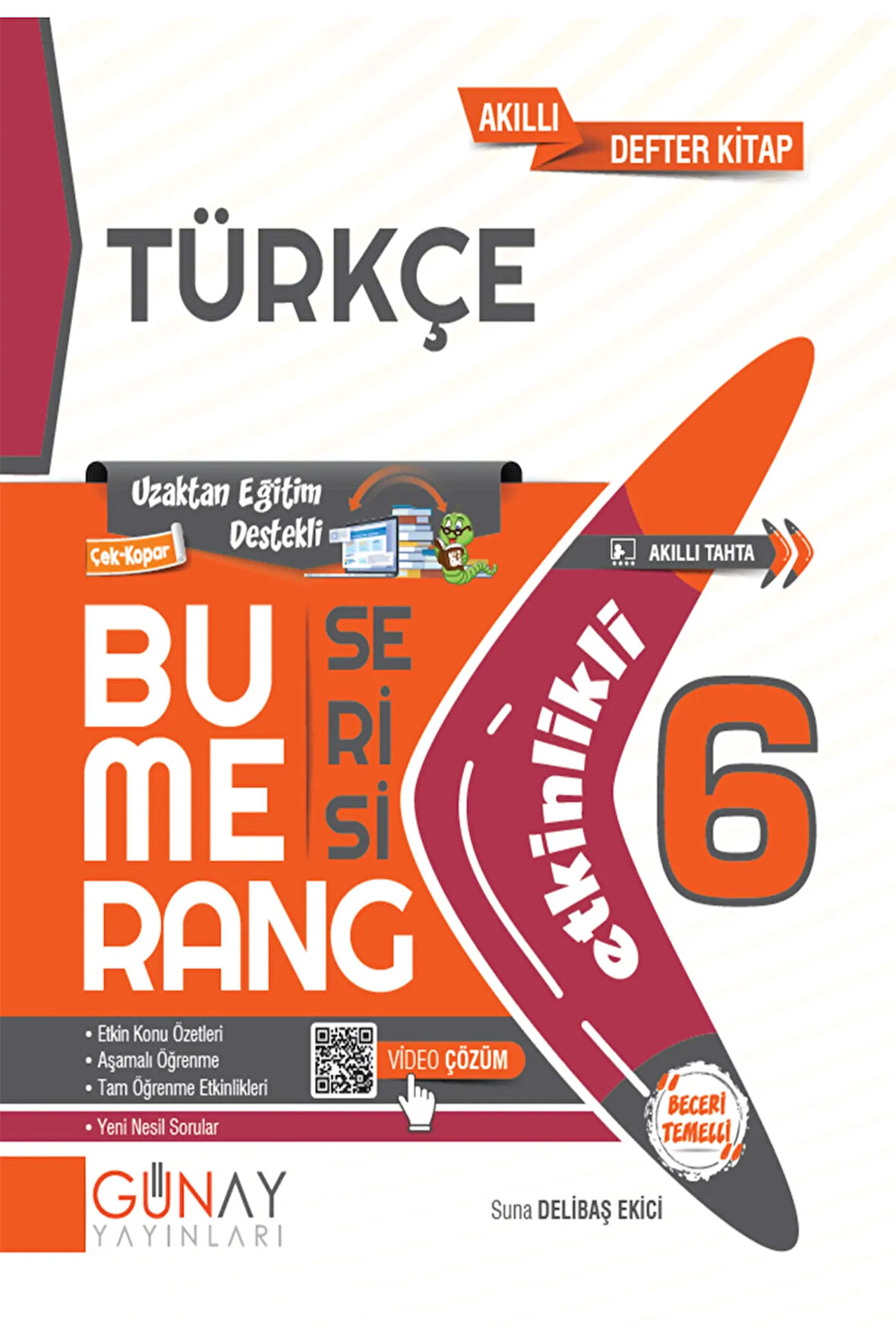 6.SINIF BUMERANG TÜRKÇE ETKİNLİKLİ AKILLI KİTAP 2024-2025 (YENİ MÜFREDATA UYGUN)