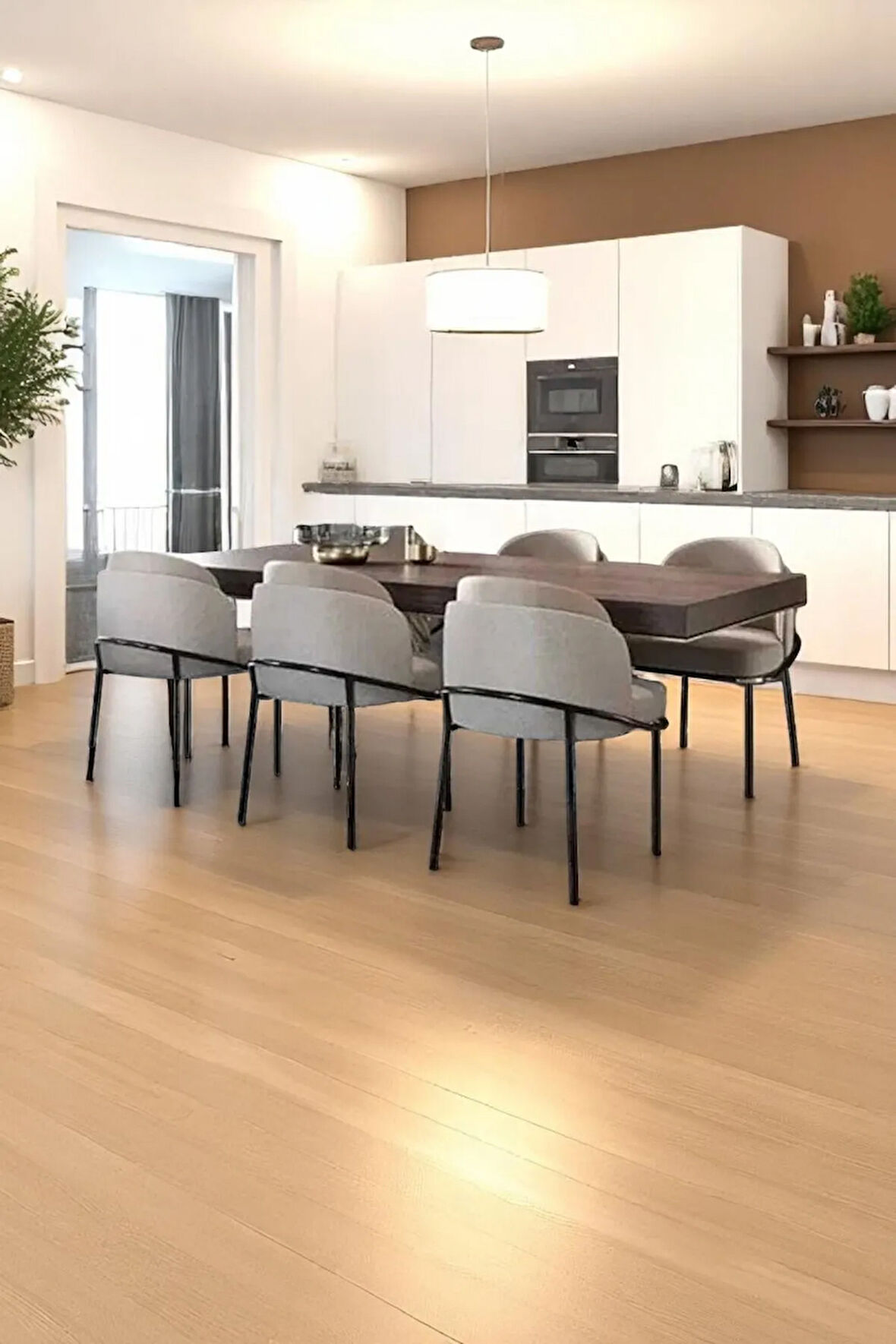 6'lı Mutfak Sandalyesi Salon Sandalyesi Yemek Odası Sandalyesi Papel Sandalye Baby Face