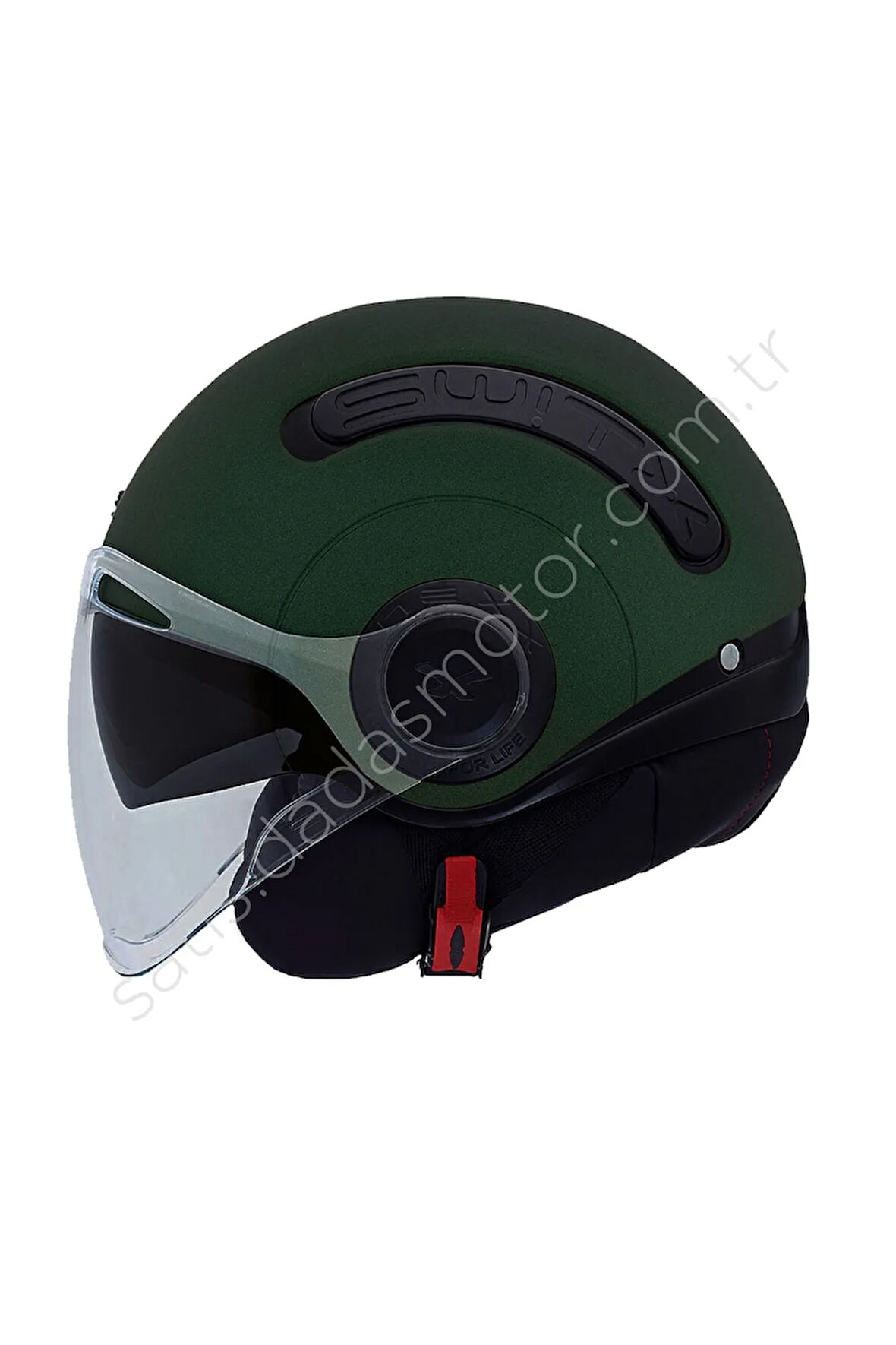 SX.10 MAT YEŞİL AÇIK KASK