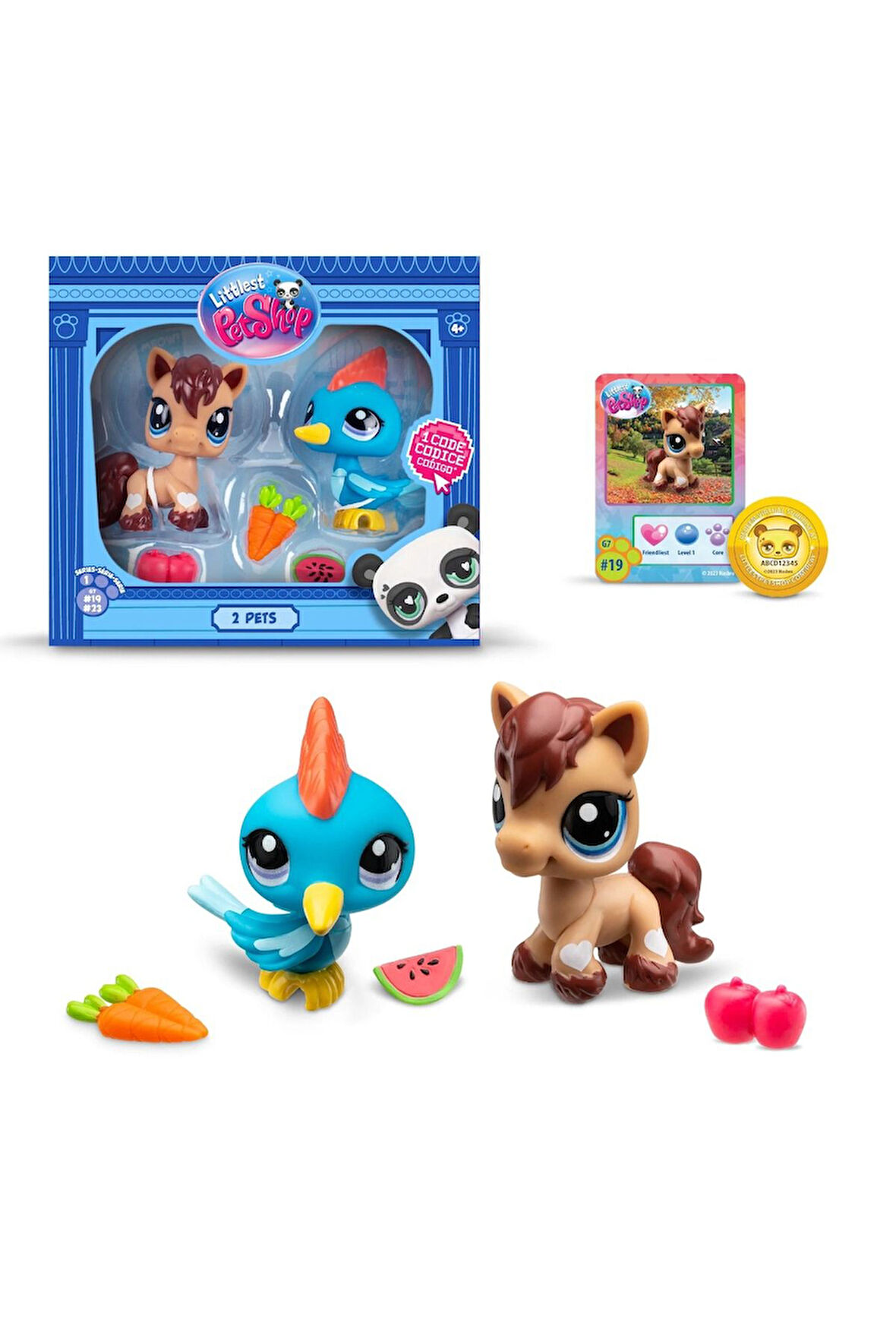 LPS Minişler Littlest Pet Shop Pony ve Kuş 2'li Figür Seti