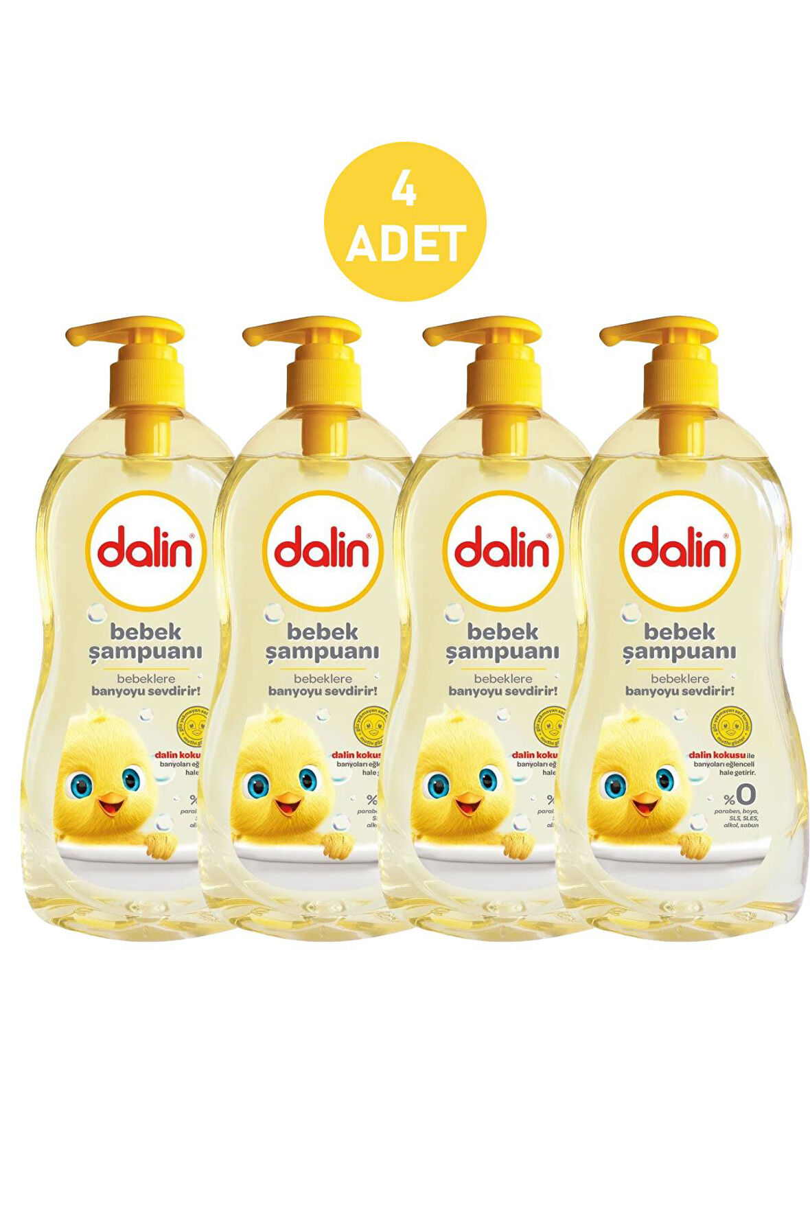 Dalin Bebek Şampuanı 700 ml 4 Adet