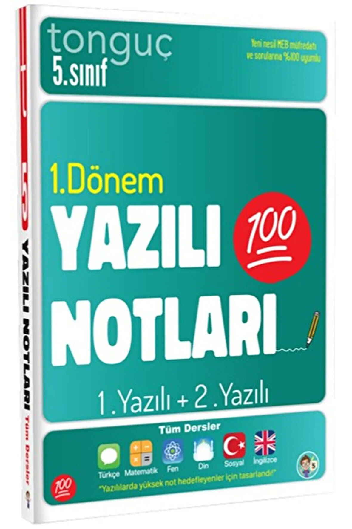 5. Sınıf 1. Dönem Yazılı Notları - 1. ve 2. Yazılı / Kolektif / Tonguç Akademi / 9786254221446