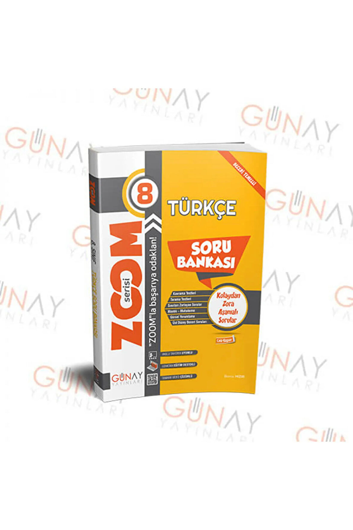 8. Sınıf Zoom Serisi Türkçe Soru Bankası - Günay Yayınları