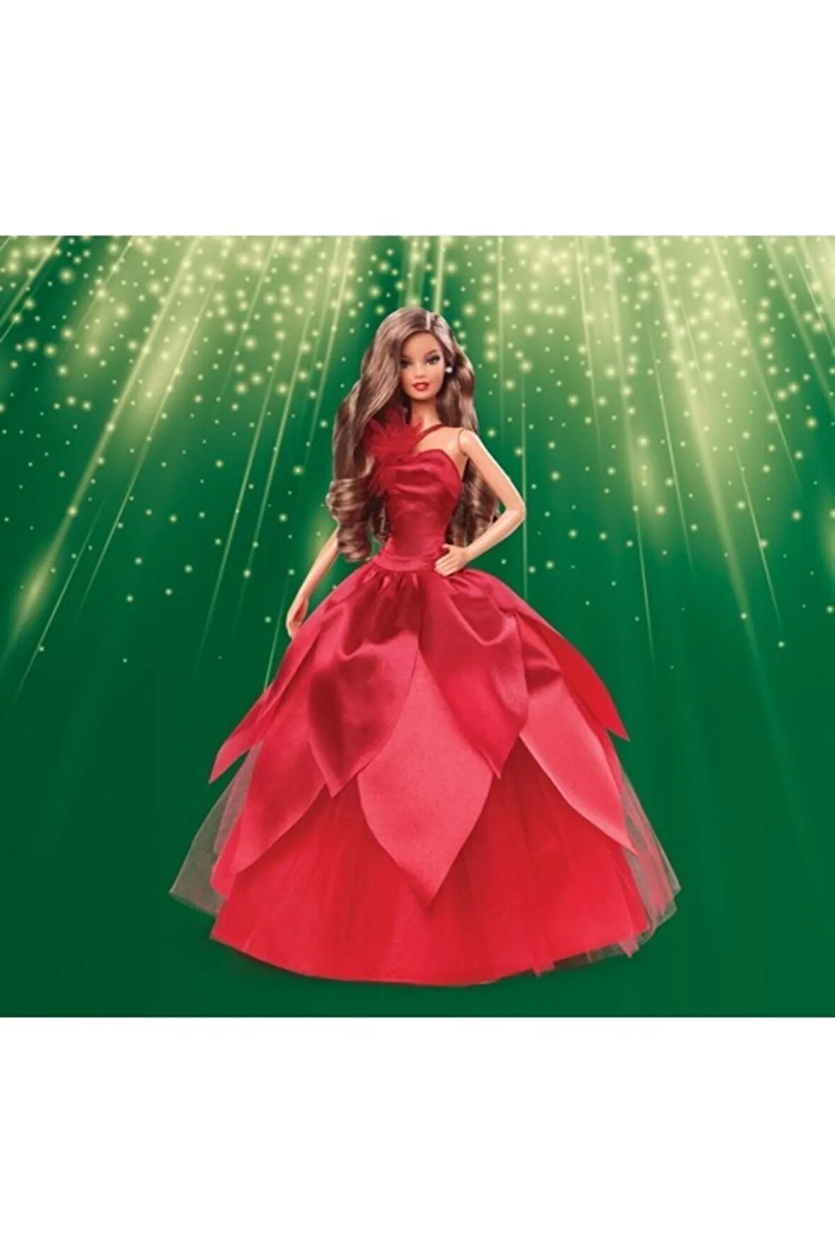 Barbie 2022 Mutlu Yıllar Bebeği - Kumral Hby03 Lisanslı Ürün