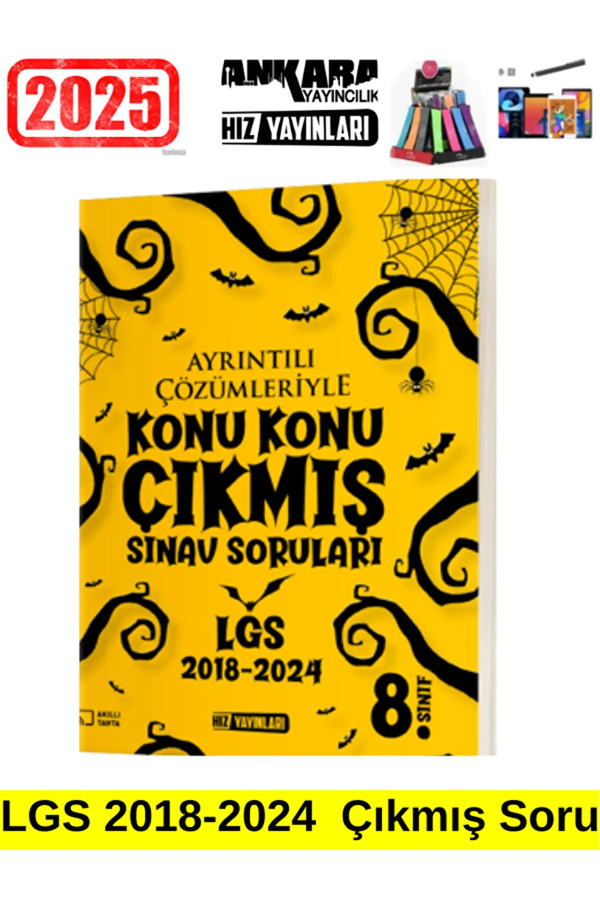 2025 8.Sınıf Lgs Konu Konu 2018-2024 Çıkmış Sınav Soruları(624 Soru)+Kalem+Kalemlik