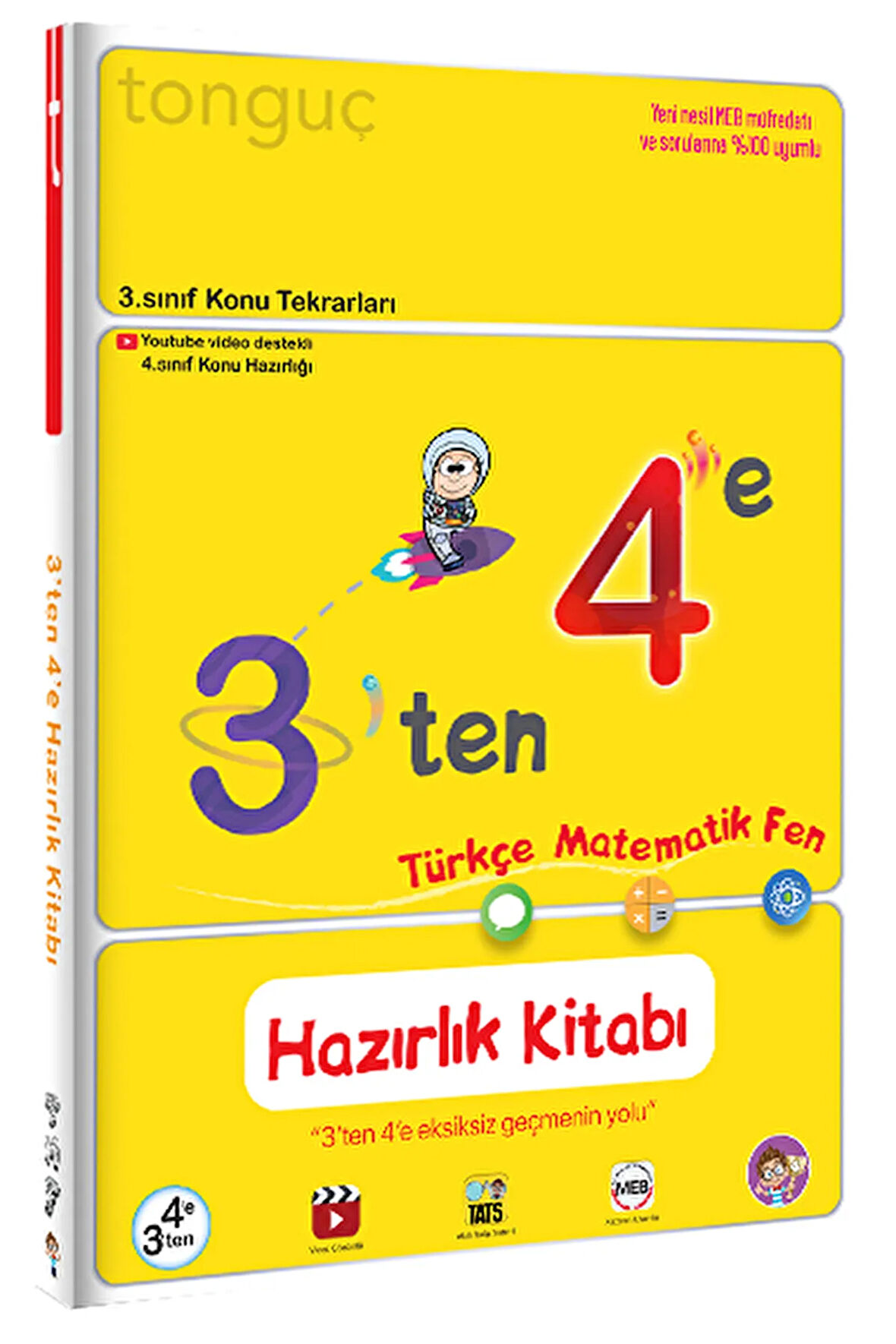 3'ten 4'e Hazırlık Kitabı / Kolektif / Tonguç Akademi / 9786258152302