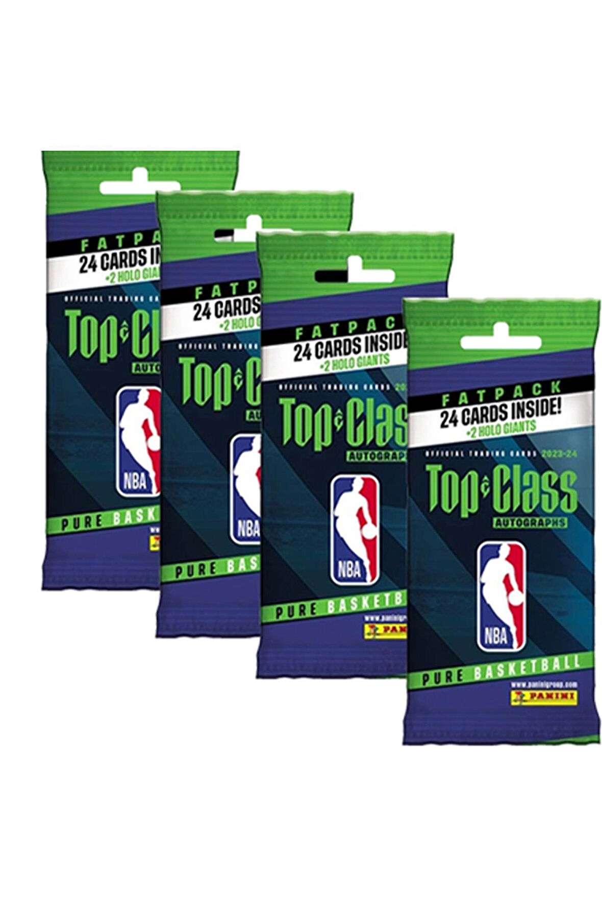 Nba Top Class 2024 Fat Pack Nba Kartları + 4 Paket (96 Adet Kart + 8 Holo Giants Kart)