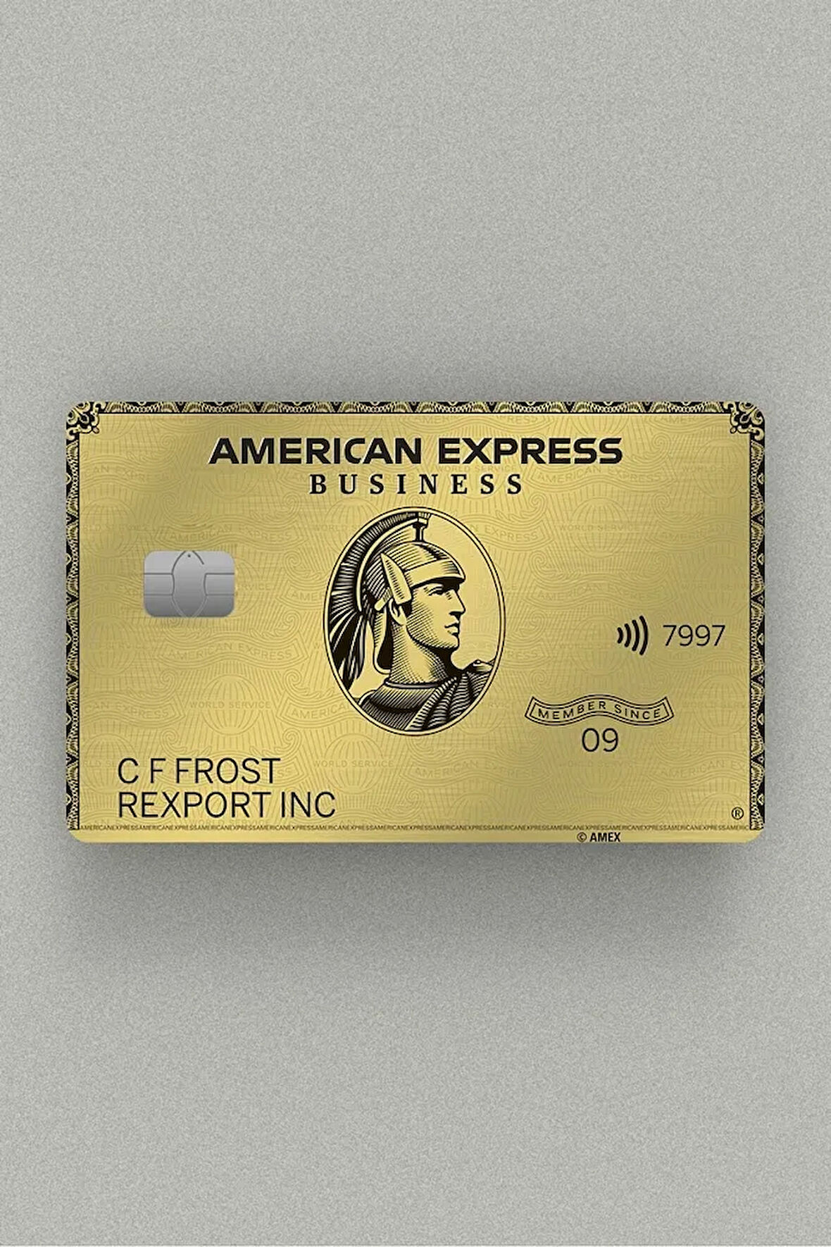 American Express Gold Kredi Kartı Sticker Kaplama