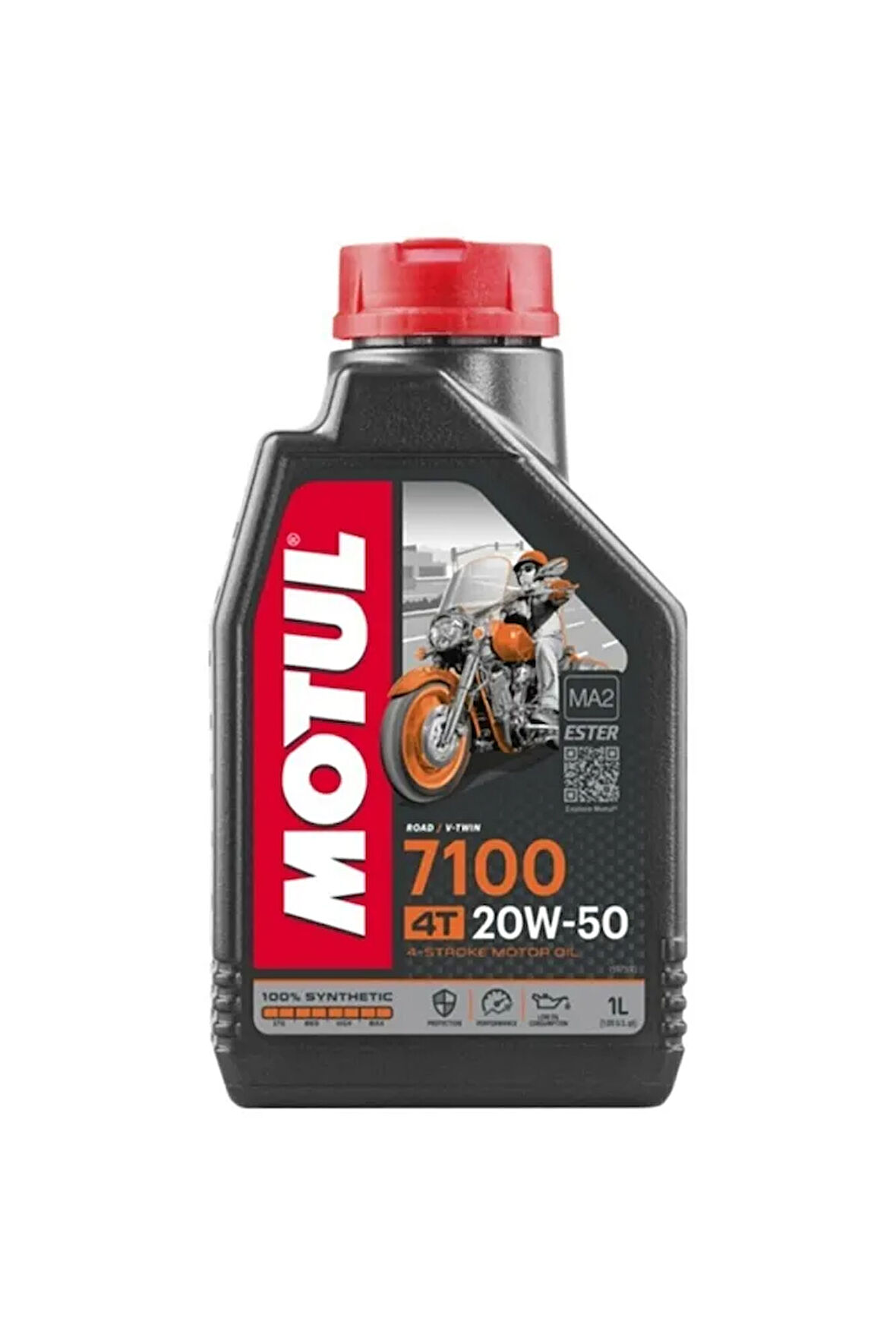 7100 20w50 1 Litre Tam Sentetik Motosiklet Yağı