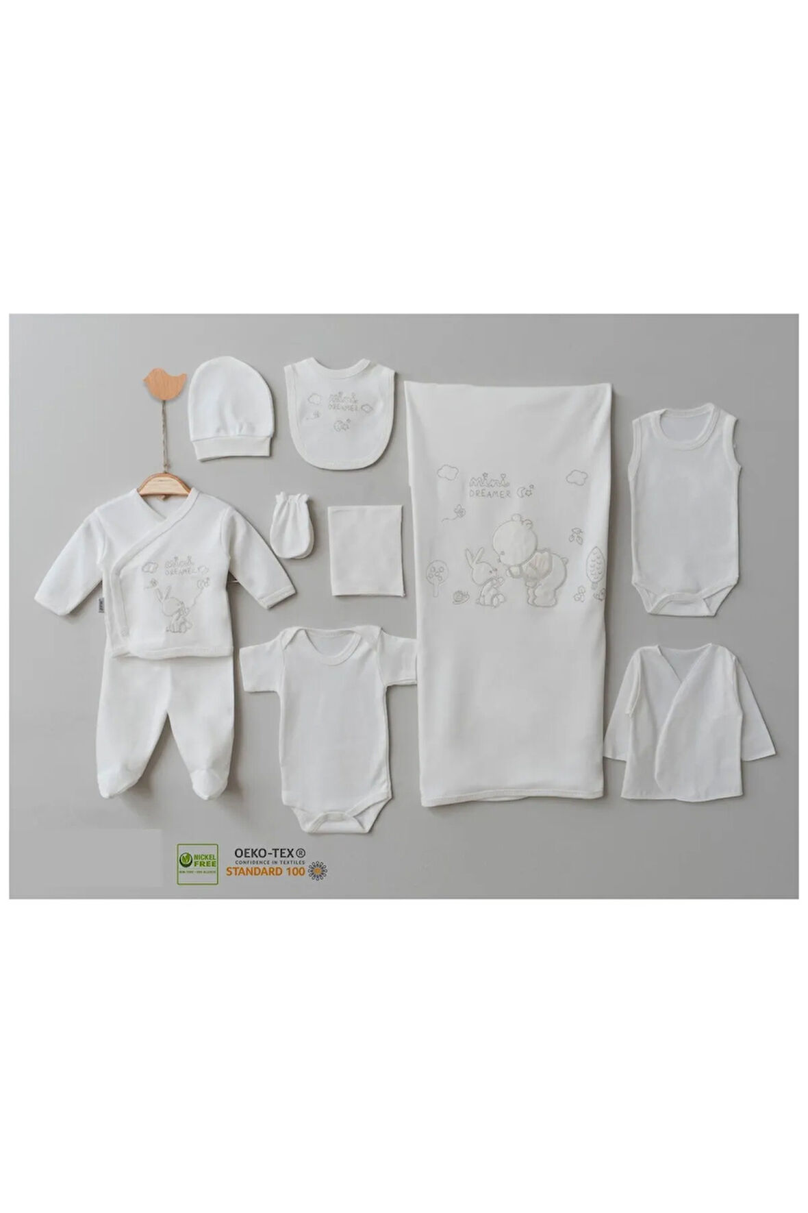 10 Parça Hastane Çıkışı Zıbın Seti