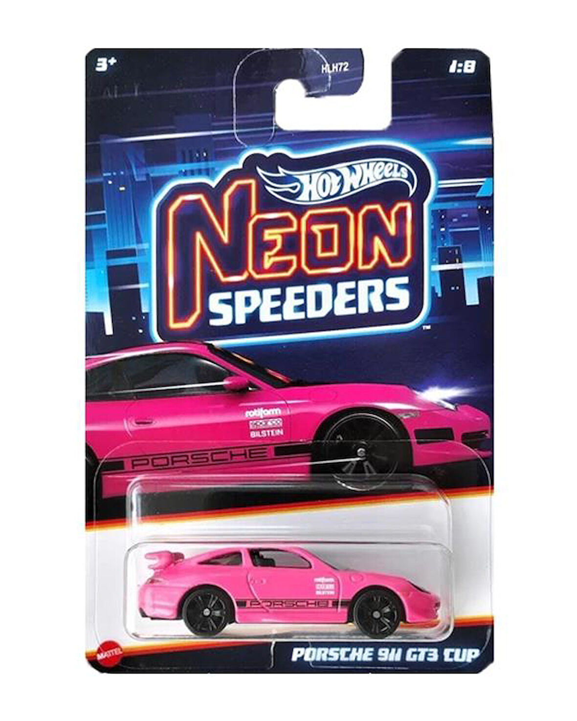 Hot Wheels Neon Speeders Porsche 911 GT3 CUP HRW75