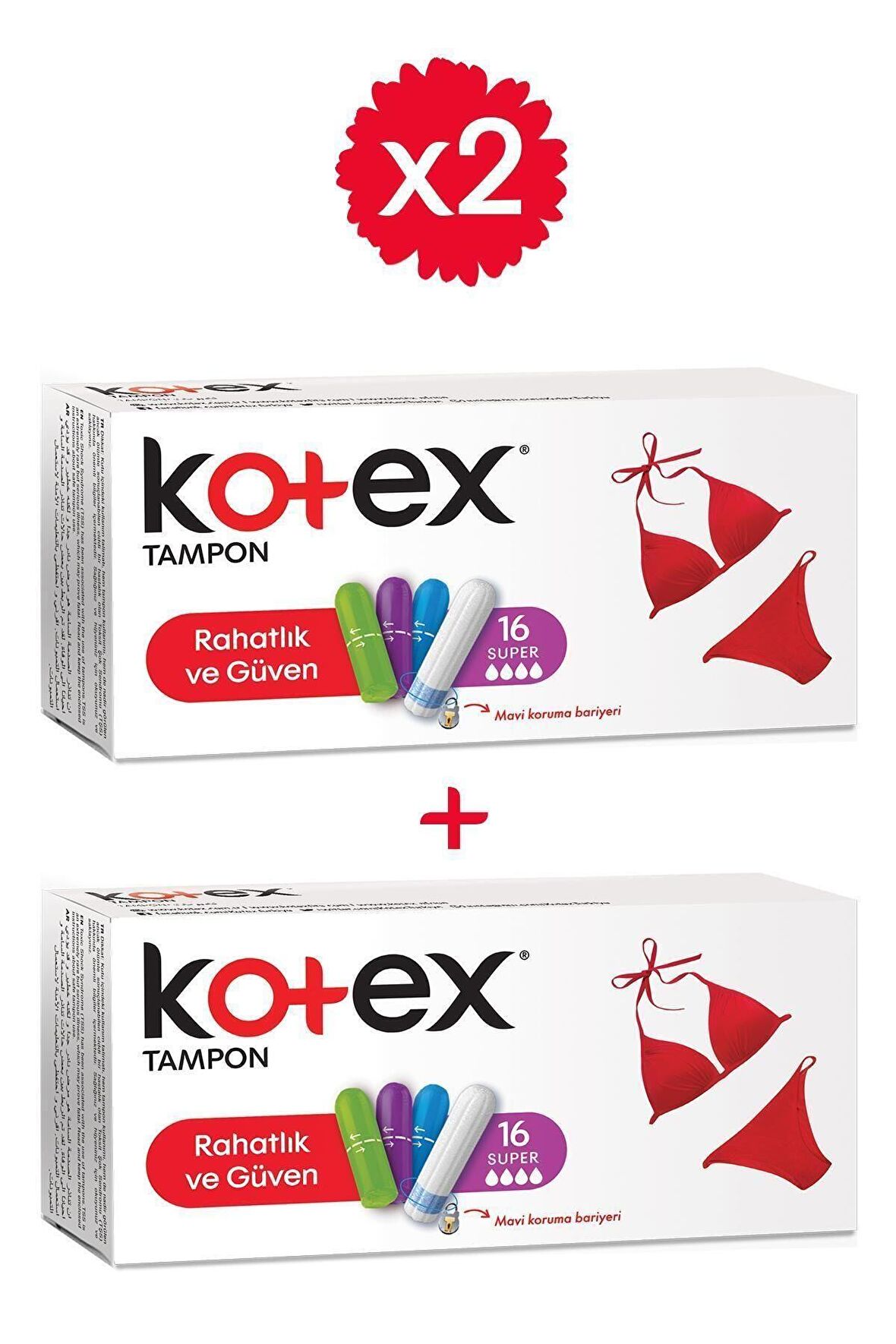 Kotex Tampon Süper 2 x 16’lı